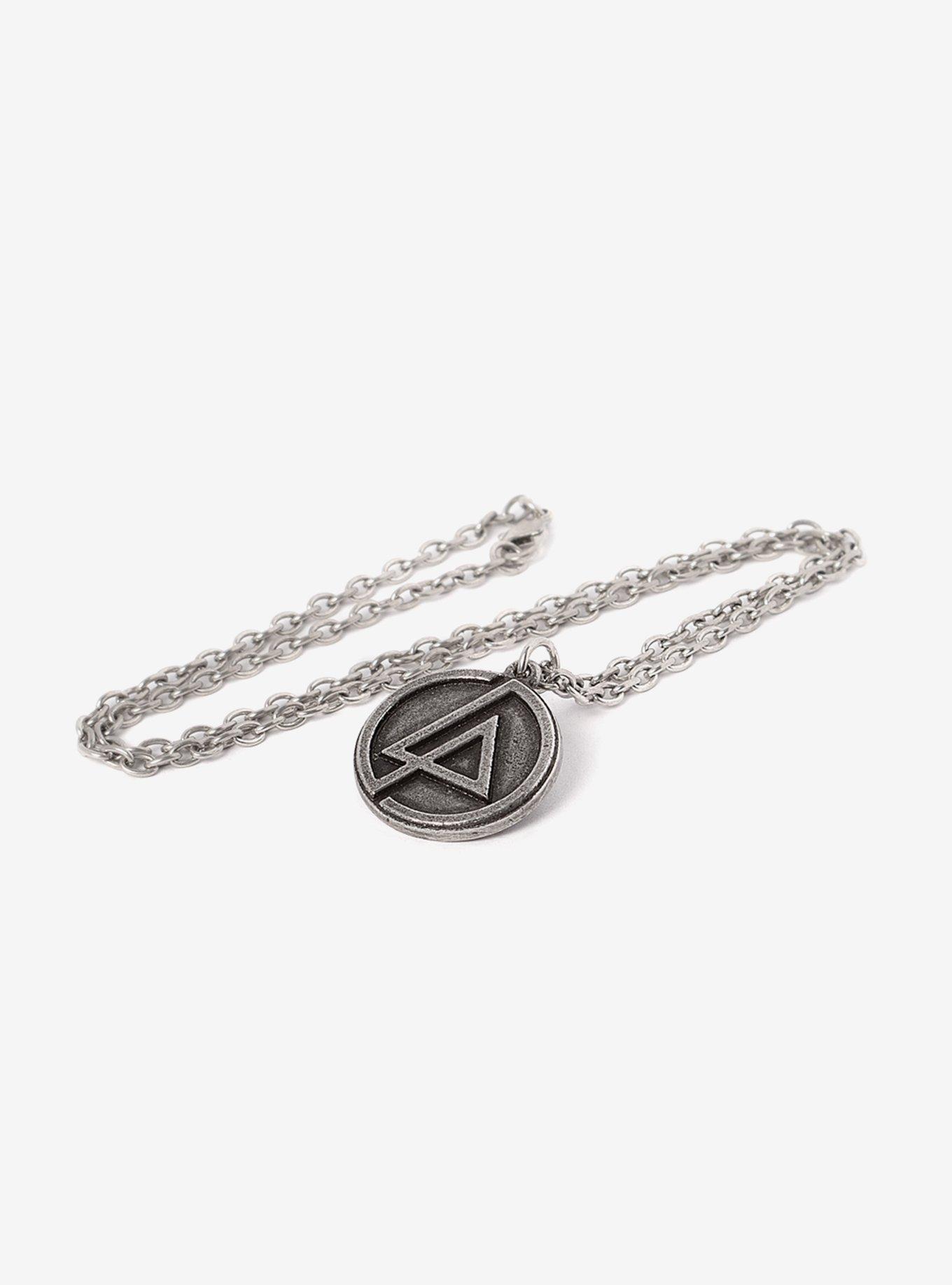 Alchemy of England Linkin Park LP Circle Logo Necklace Pendant, , hi-res