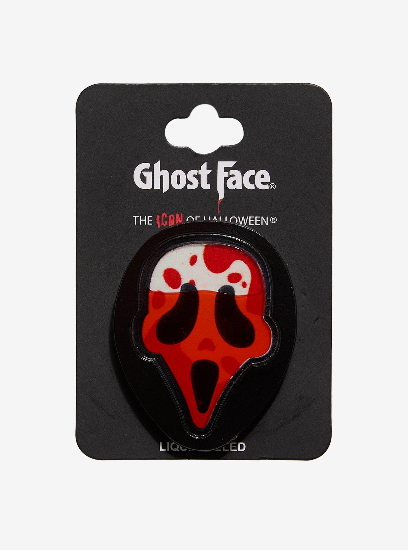 Ghost Face Blood Liquid Enamel Pin, , hi-res