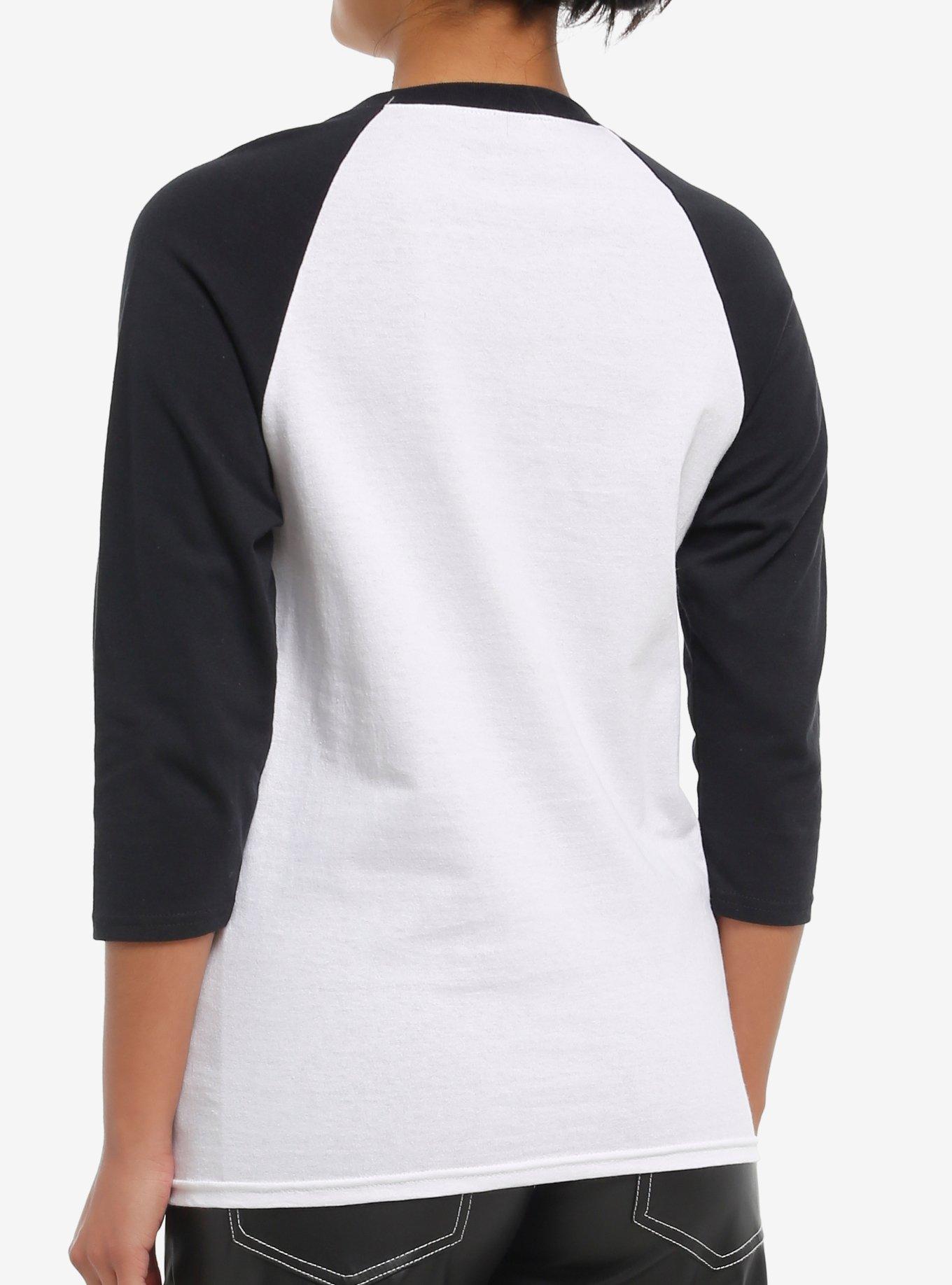 Domo Angry Face Girls Raglan T-Shirt, , hi-res