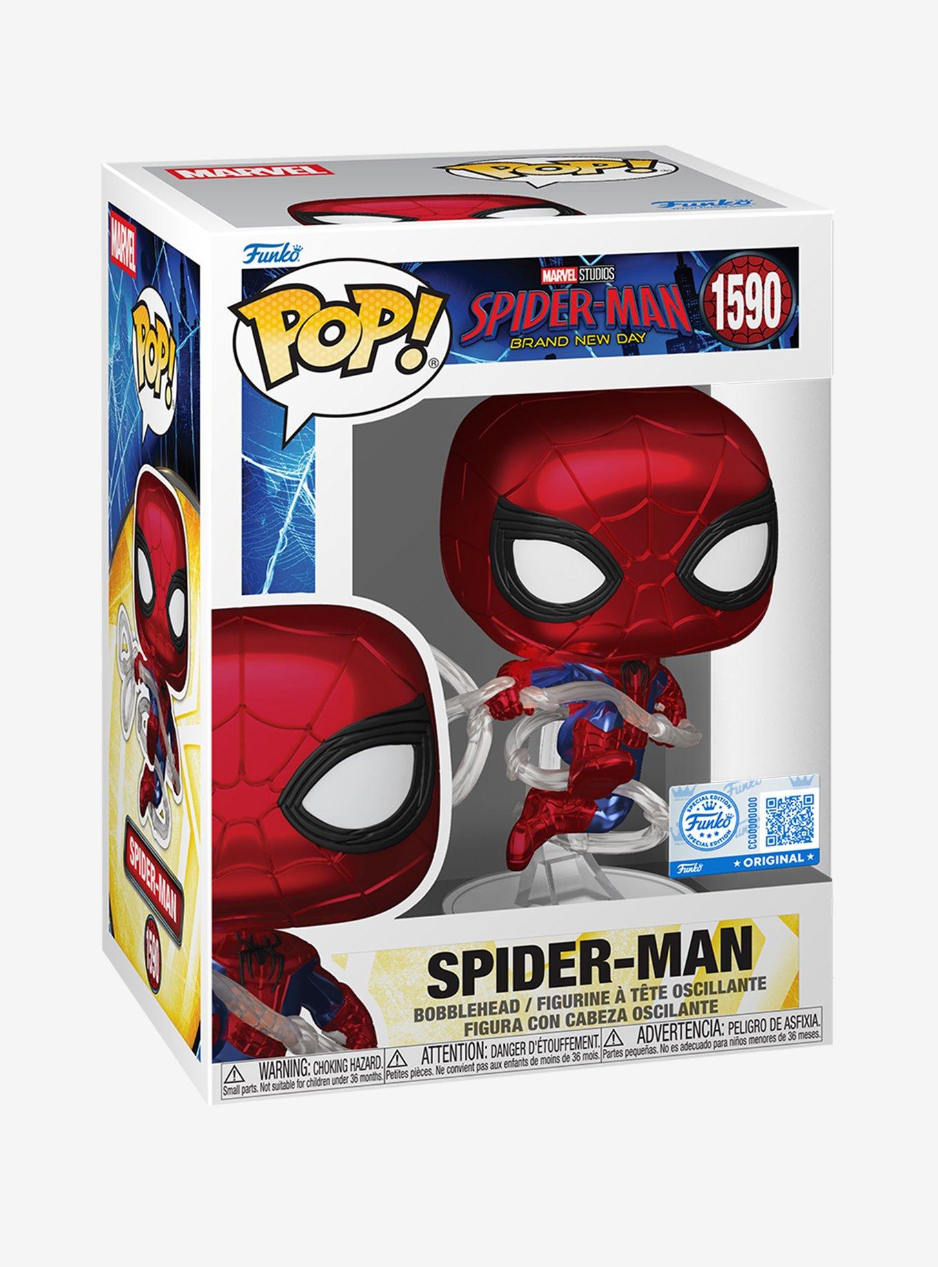 Funko Marvel Spider-Man: Brand New Day Pop! Spider-Man Vinyl Bobblehead Hot Topic Exclusive, , hi-res