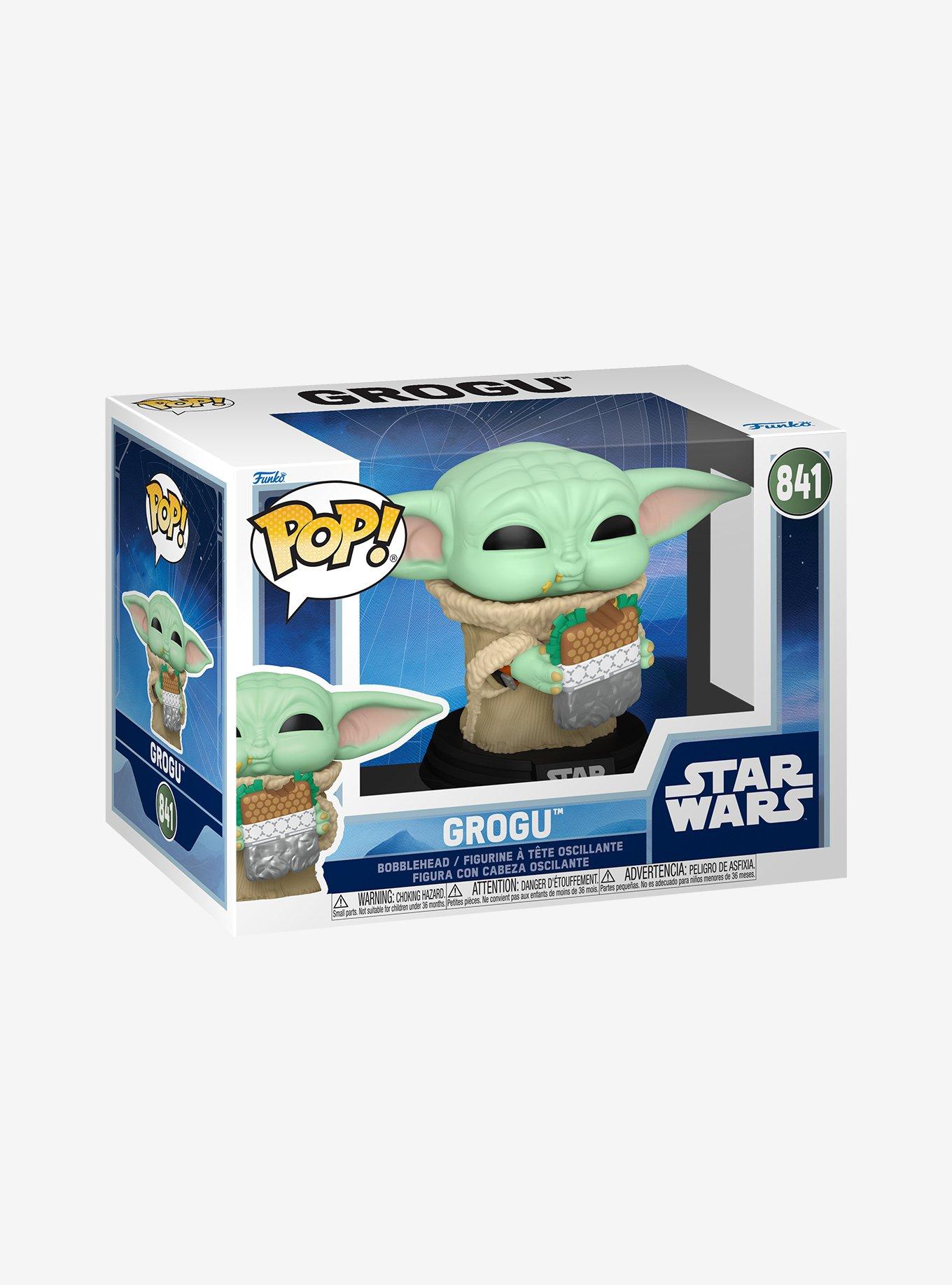 Funko Star Wars: The Mandalorian And Grogu Pop! Grogu With Food Vinyl Bobblehead, , hi-res