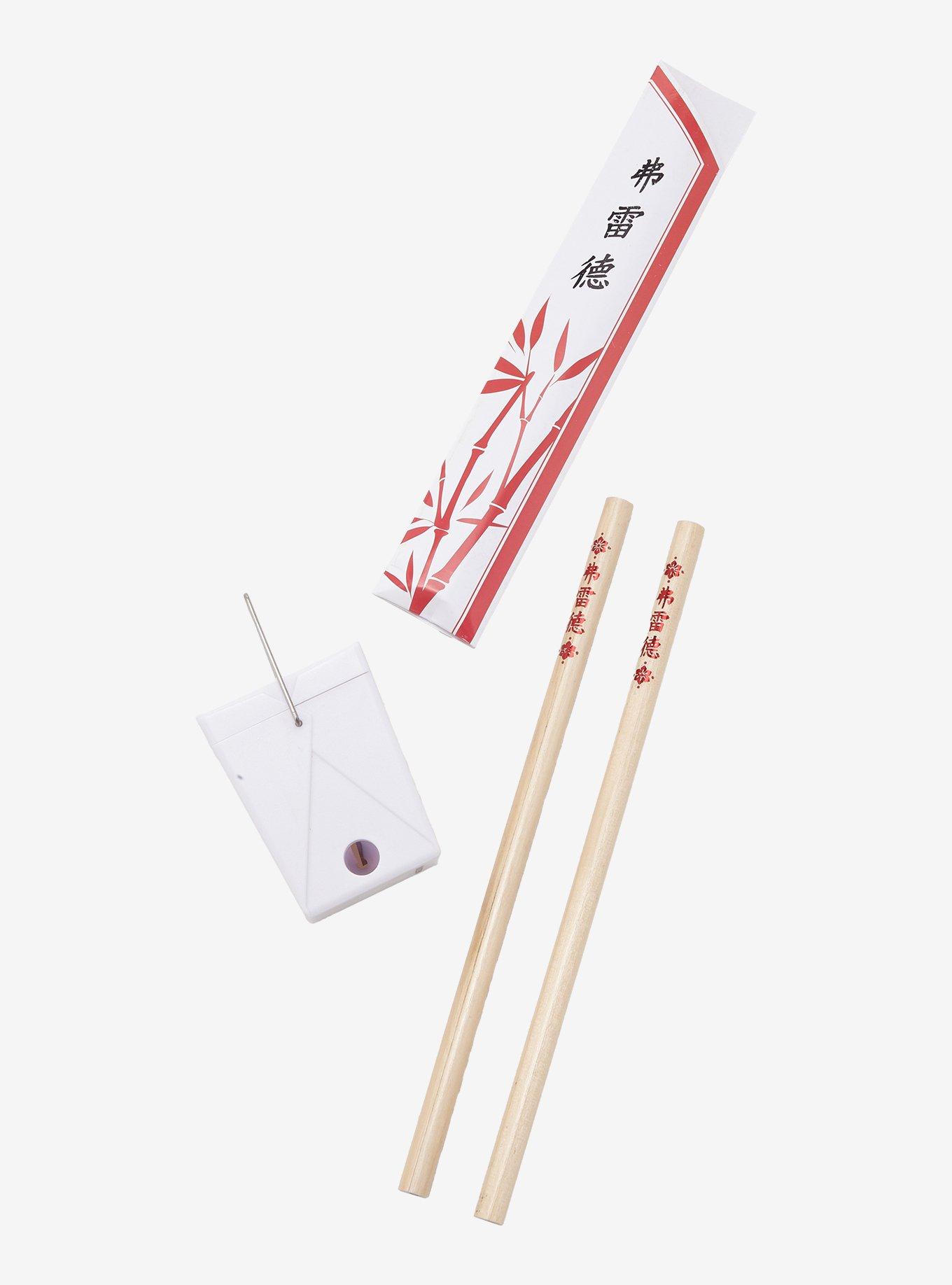 Chinese Takeout Box Pencil & Sharpener Set, , hi-res