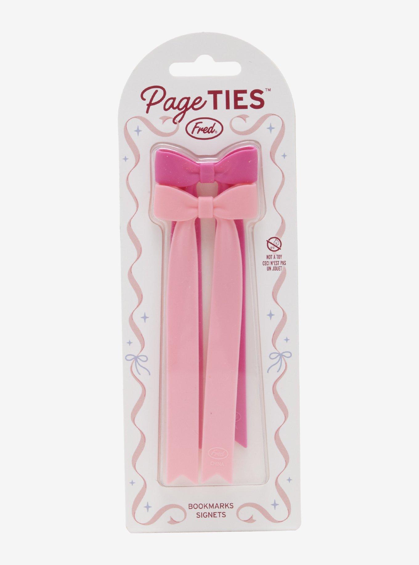 Pink Bow Bookmark Set, , hi-res