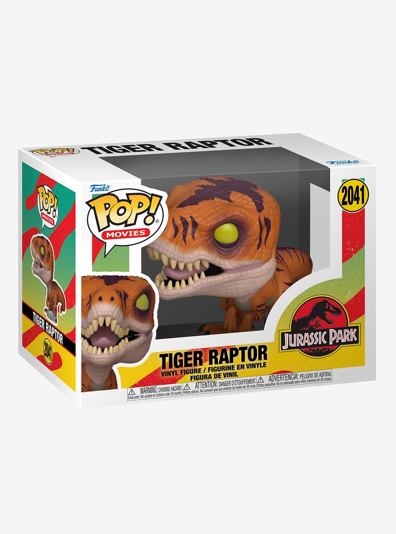 Funko Jurassic Park Pop! Movies Tiger Raptor Vinyl Figure, , hi-res