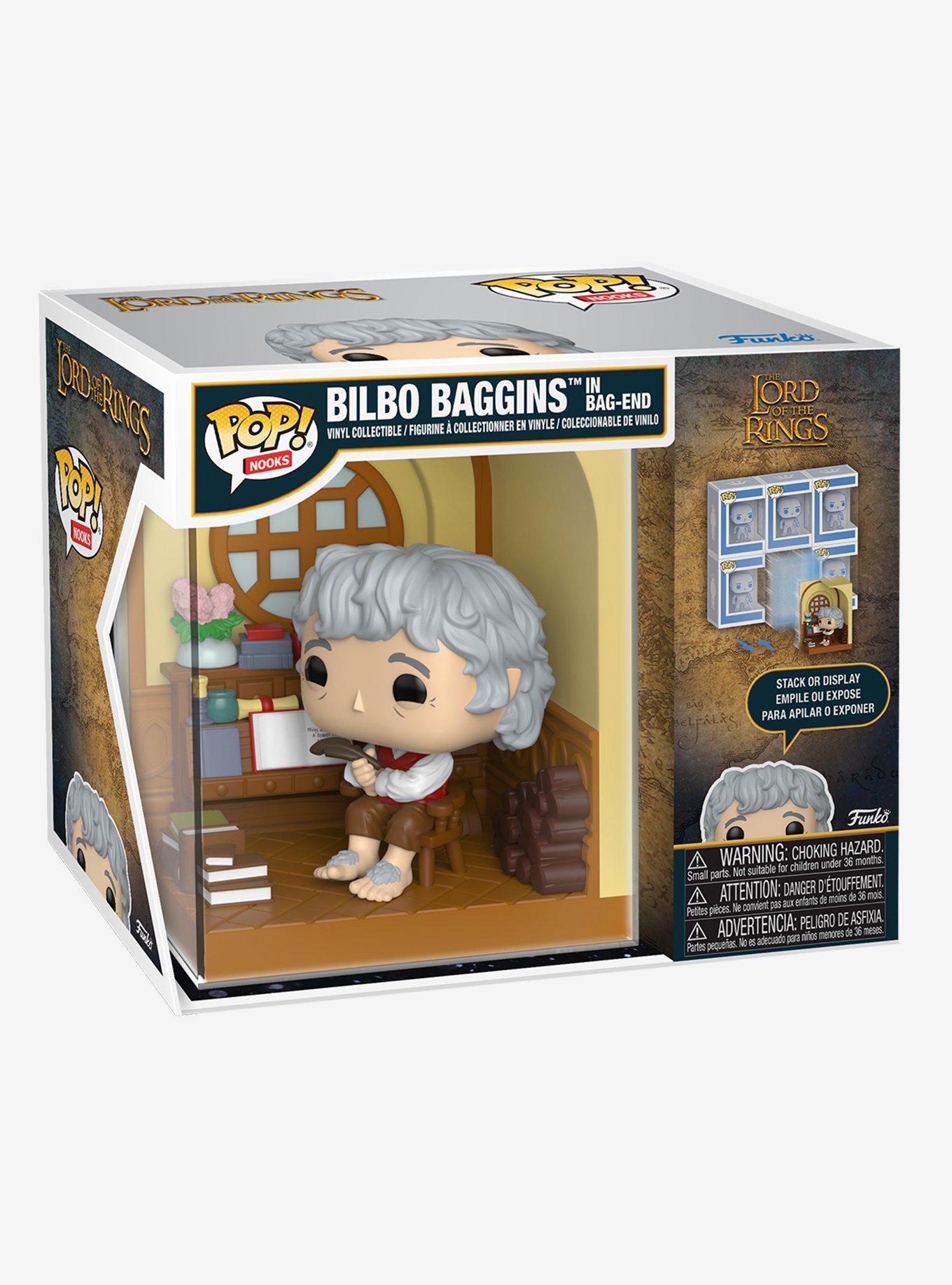 Funko The Lord Of The Rings Pop! Nooks Bilbo Baggins In Bag-End Vinyl Figure, , hi-res
