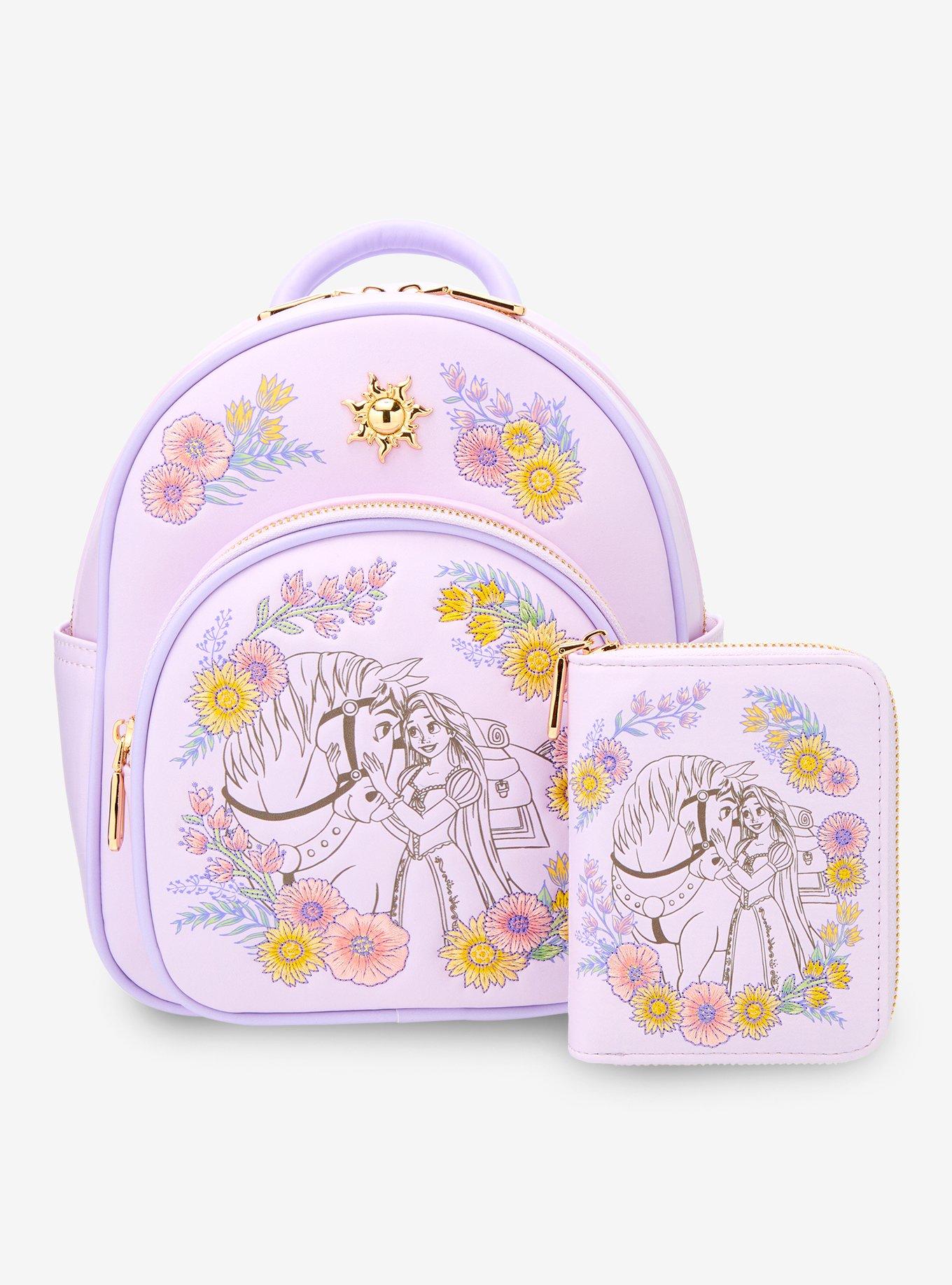 Disney Tangled Rapunzel & Maximus Floral Zip Wallet, , alternate - view 6