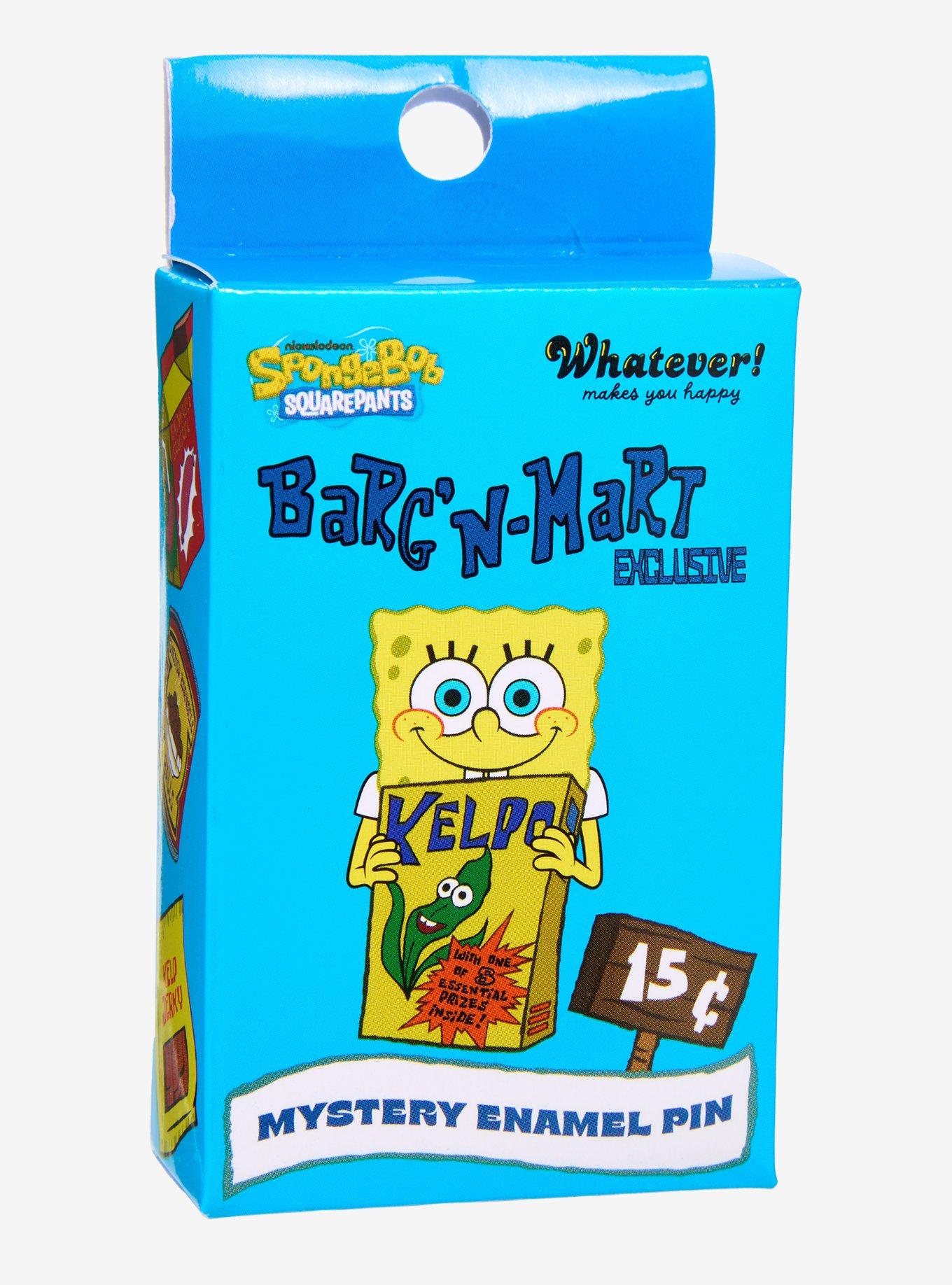 Whatever! Makes You Happy SpongeBob SquarePants Barg'N-Mart Blind Box Enamel Pin, , hi-res
