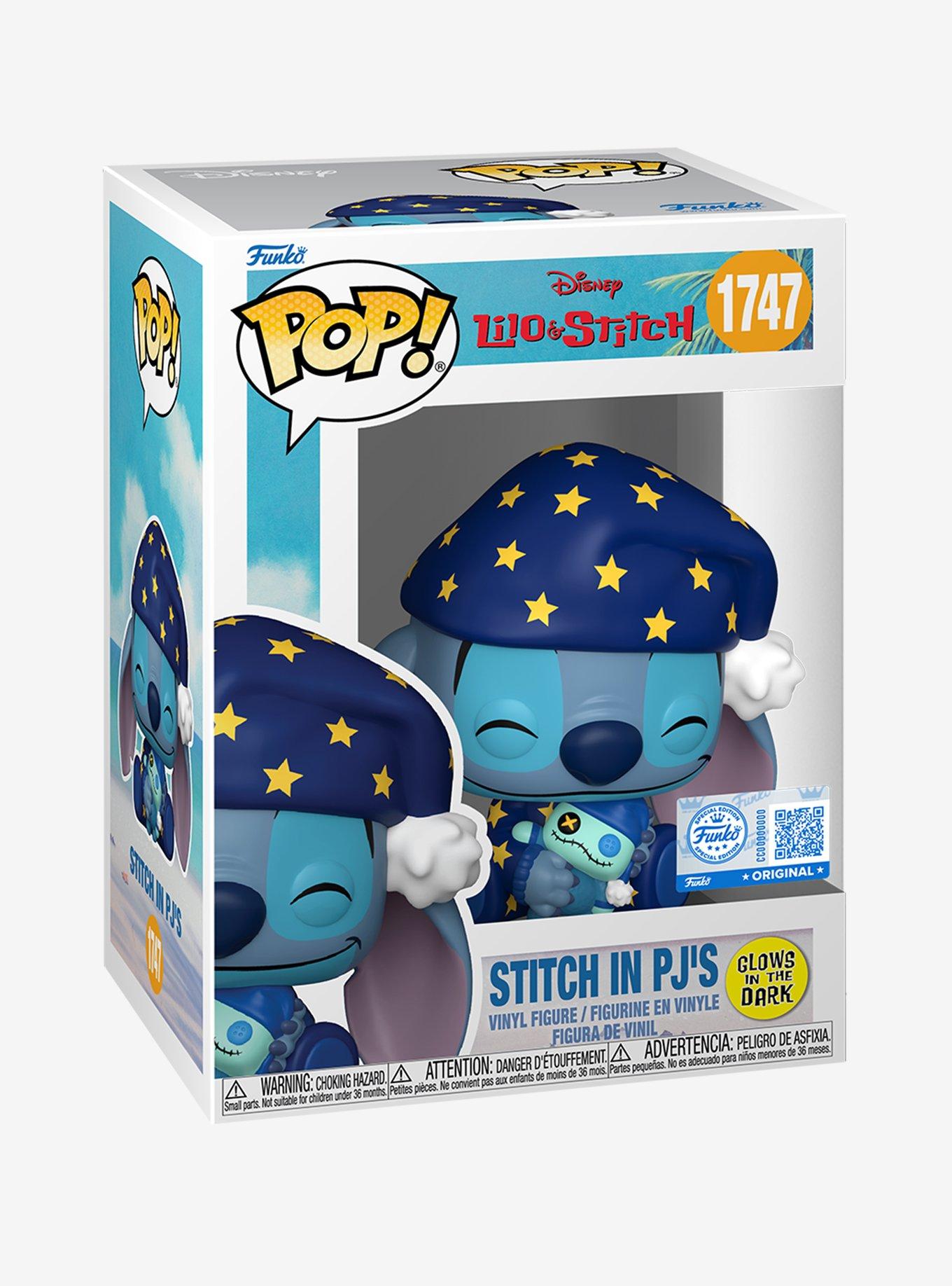 Funko Disney Lilo & Stitch Pop! Stitch In PJ's Vinyl Figure, , alternate