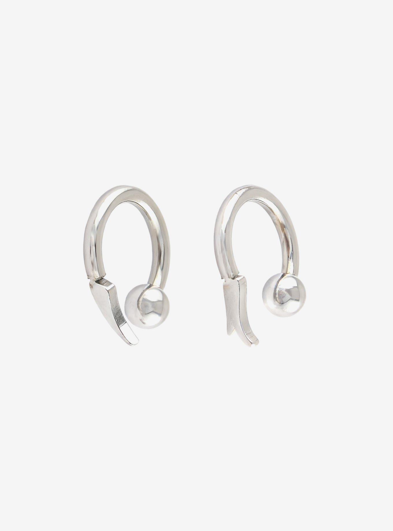 Steel Fang Labret Curved Barbell 2 Pack, , hi-res