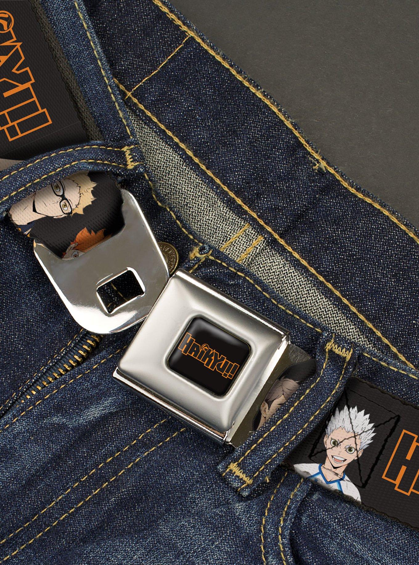 Haikyu!! Volleyball Team Player Groups Line Up Seatbelt Buckle Belt, , hi-res