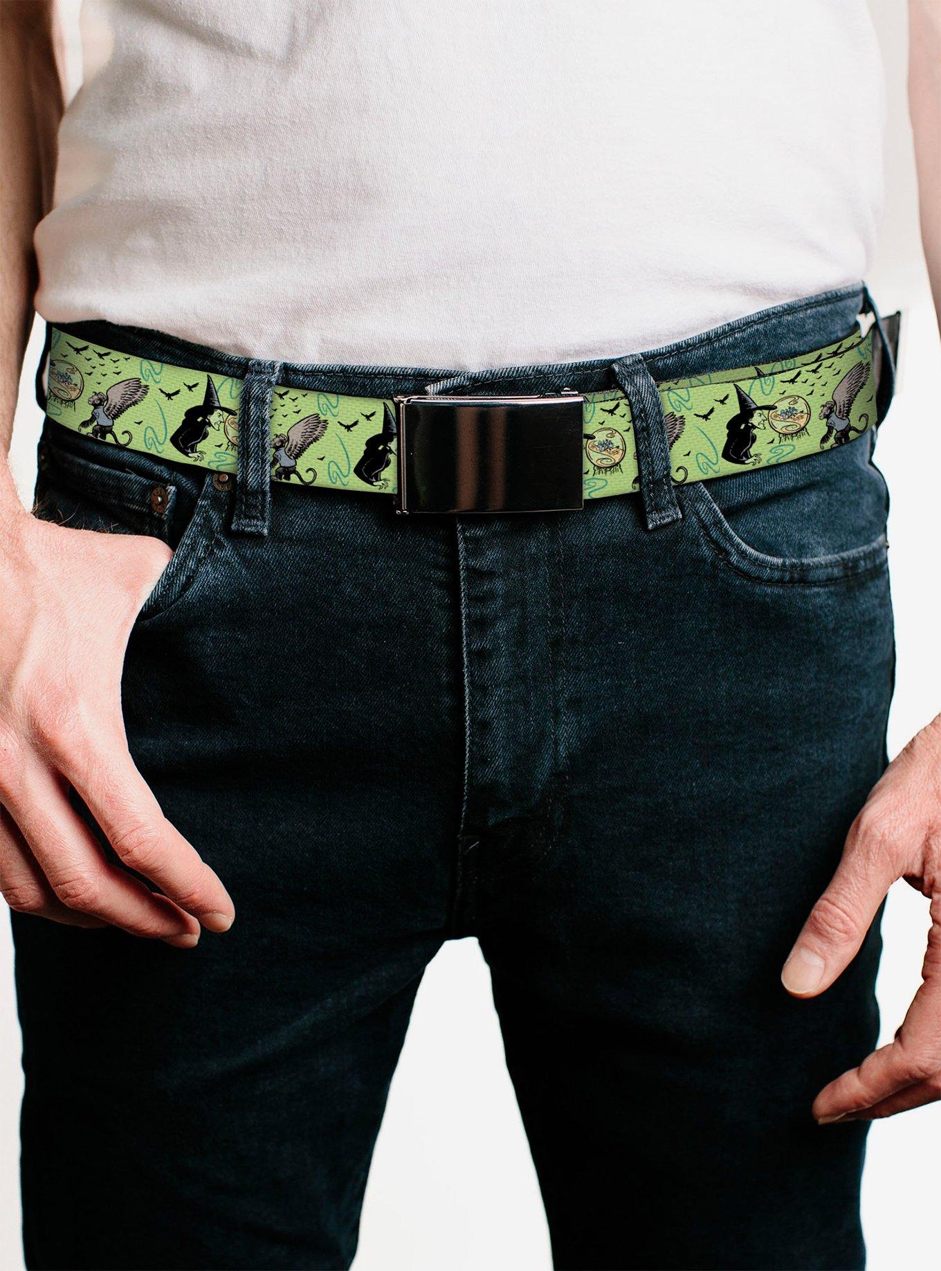 The Wizard of Oz Wicked Witch of the West & Flying Monkeys Adjustable Clamp Buckle Belt, , hi-res