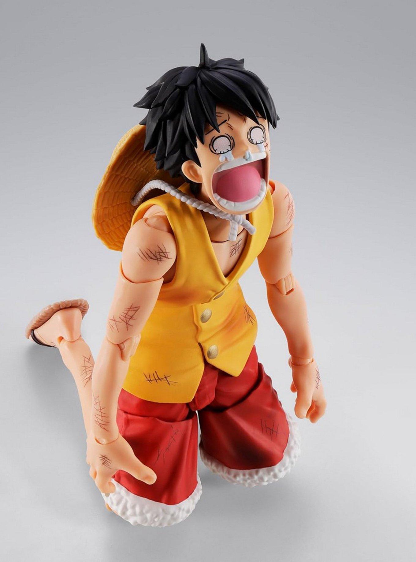 Bandai Namco One Piece S.H.Figuarts Monkey D. Luffy (Summit War of Marineford) Figure, , alternate