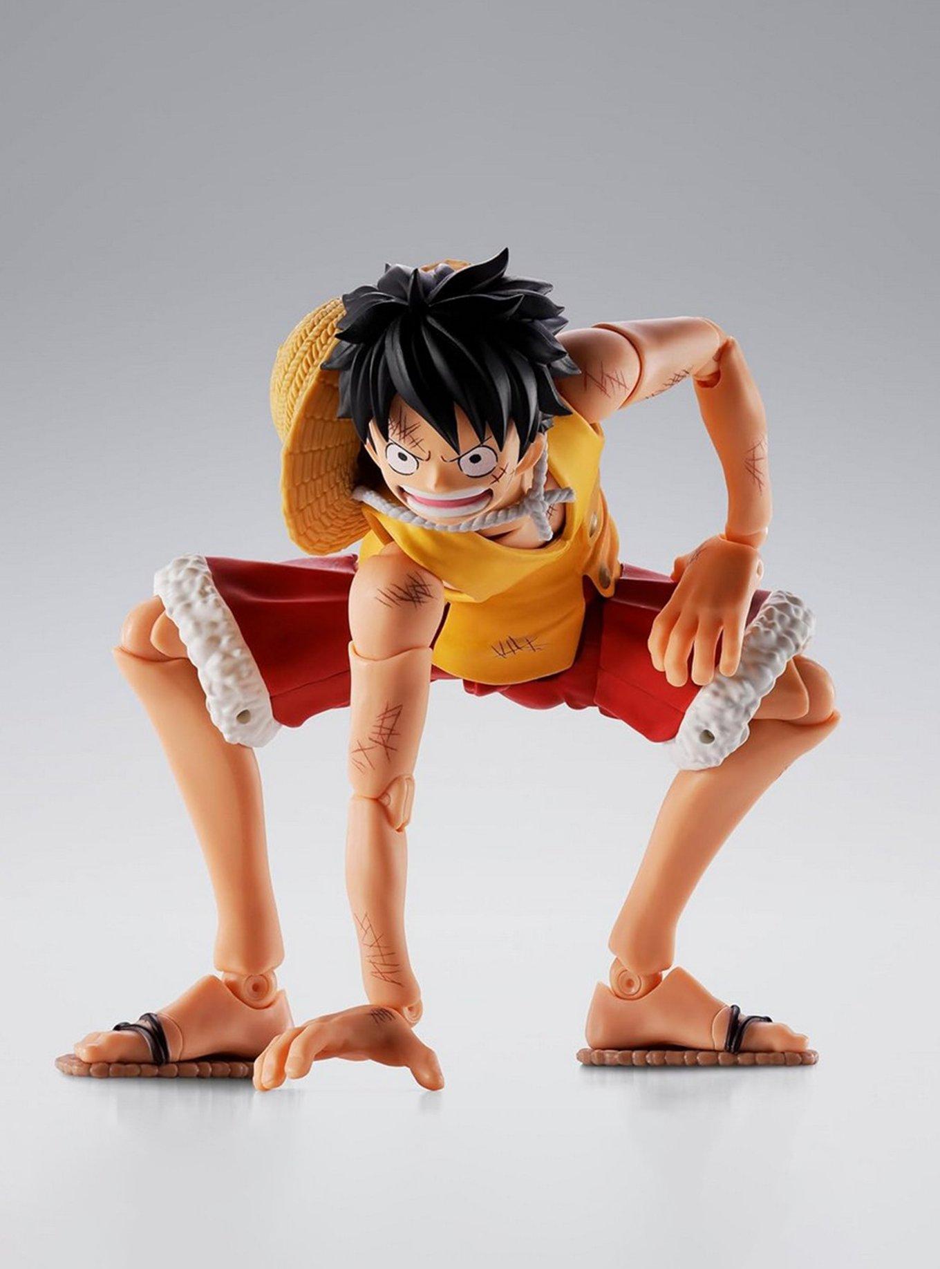 Bandai Namco One Piece S.H.Figuarts Monkey D. Luffy (Summit War of Marineford) Figure, , alternate