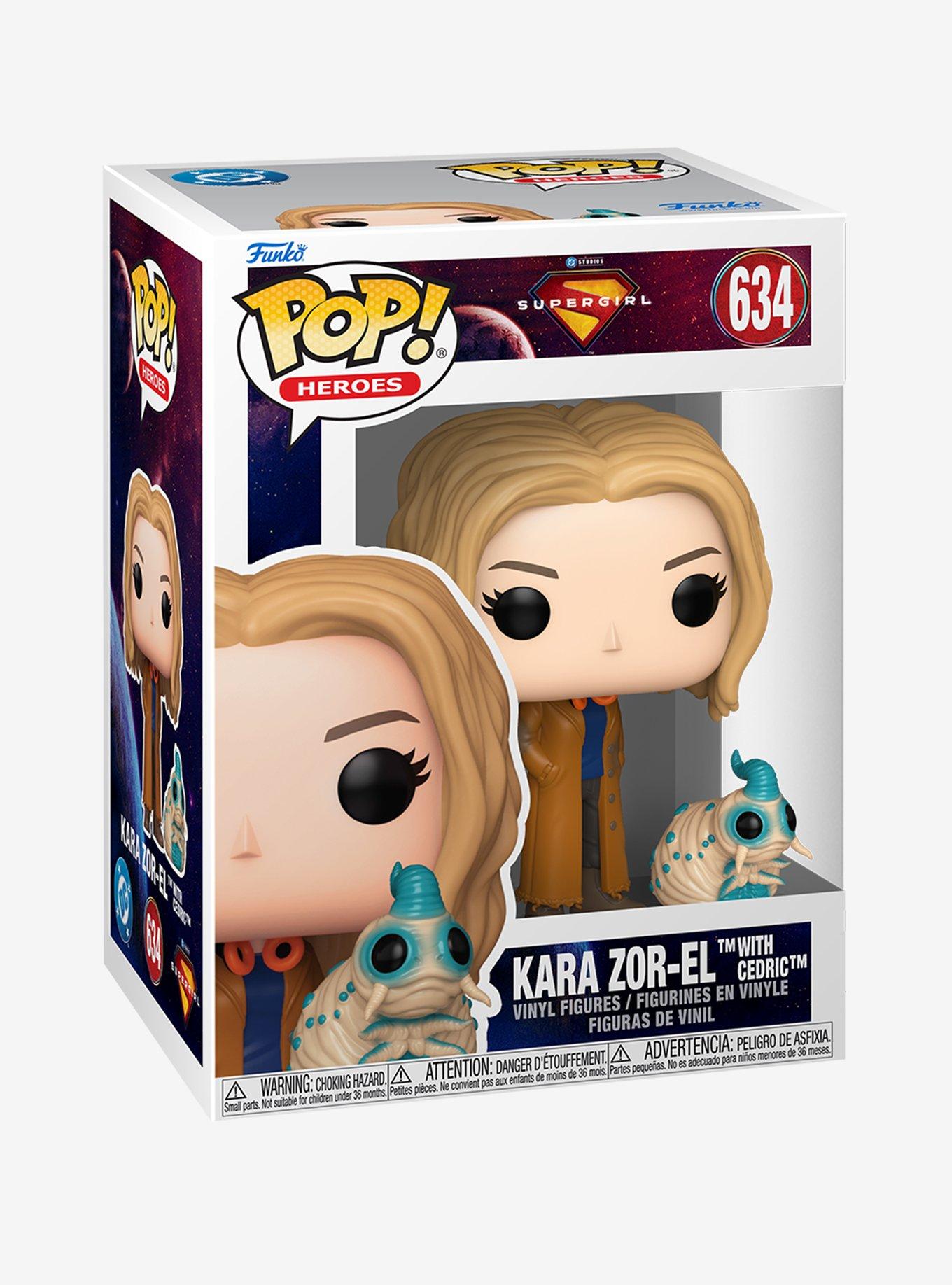 Funko DC Comics Supergirl Pop! Heroes Kara Zor-El With Cedric Vinyl Figure Set, , hi-res