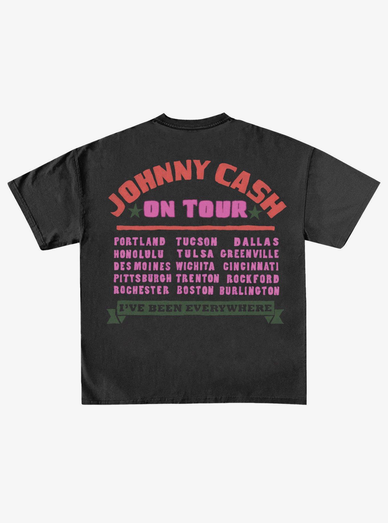 Johnny Cash I've Been Everywhere T-Shirt, , hi-res