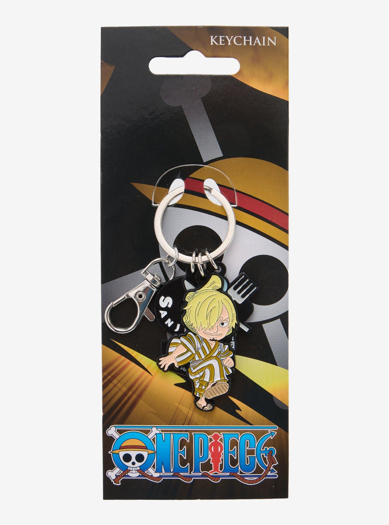 One Piece Sanji Charms Enamel Key Chain, , hi-res
