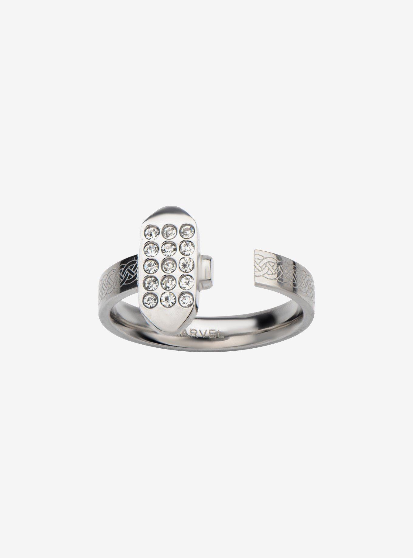 Marvel Thor Hammer Mjolnir Ring, , hi-res
