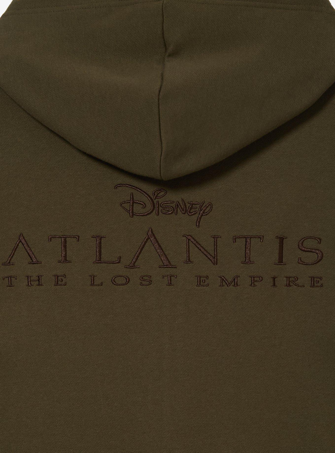 Disney Atlantis: The Lost Empire S.S. Ulysses Zippered Hoodie - BoxLunch Exclusive, GREEN, alternate