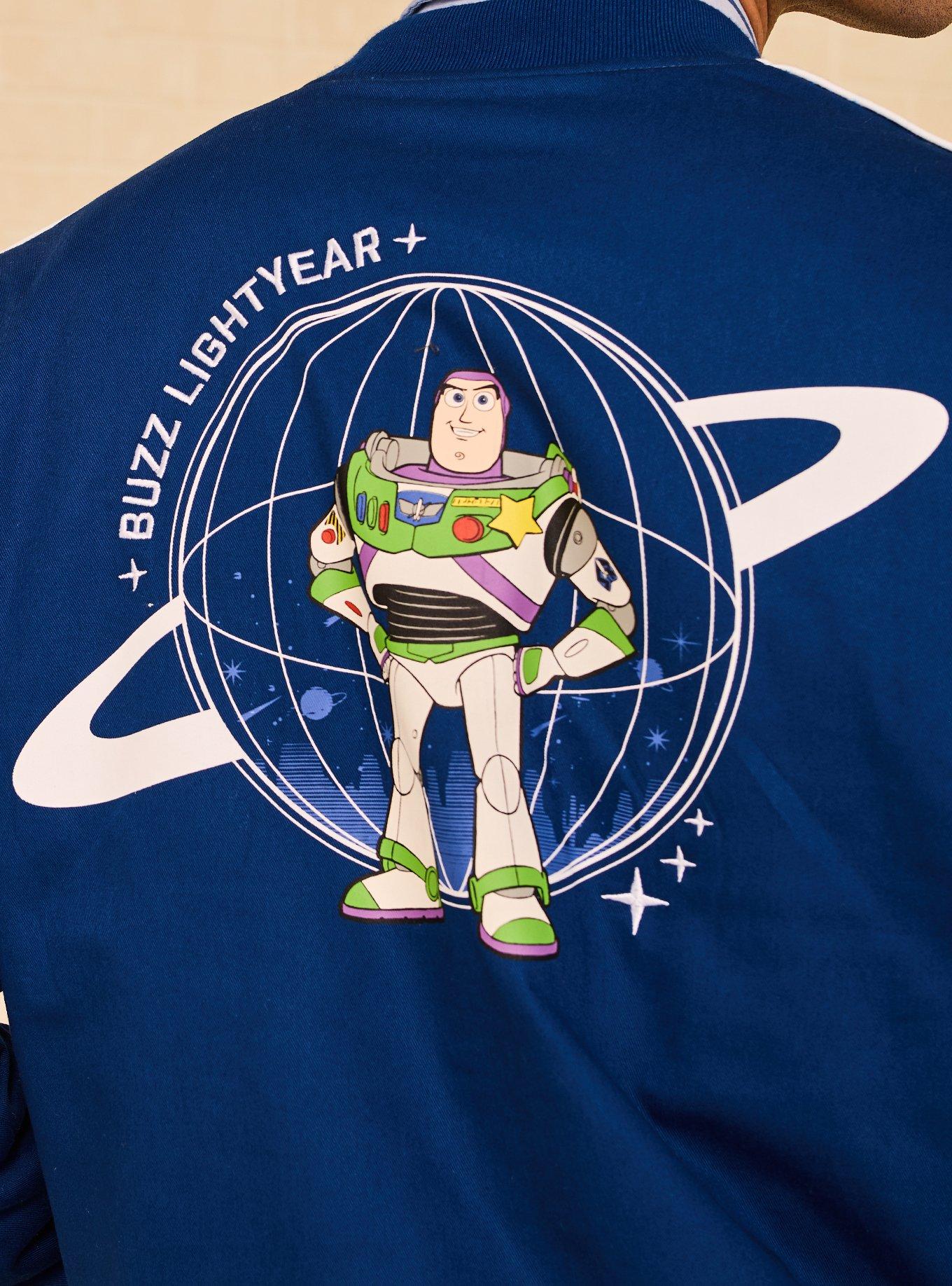 Disney Pixar Toy Story Buzz Lightyear Flight Jacket - BoxLunch Exclusive, BLUE, alternate
