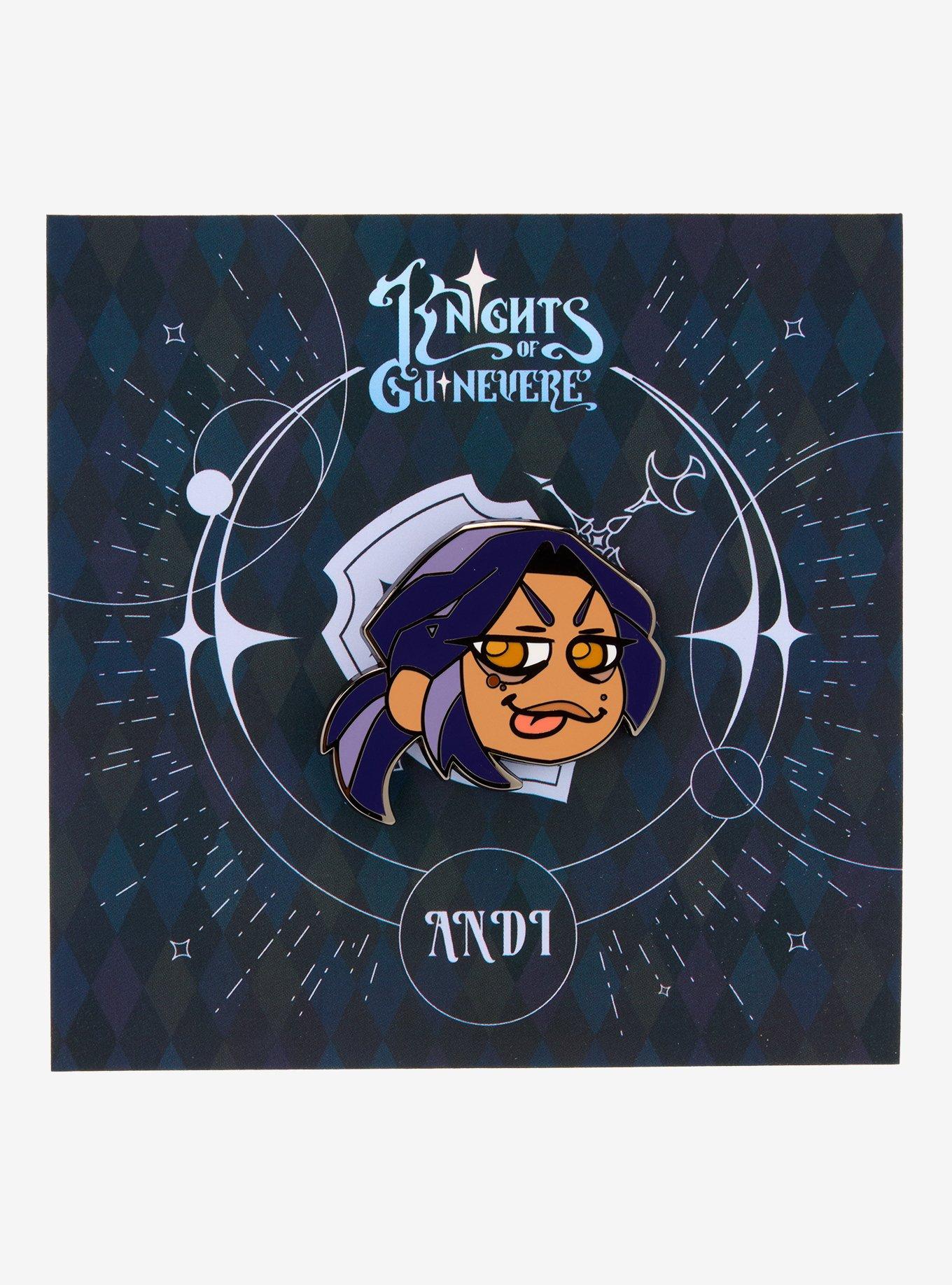 Knights Of Guinevere Andi Enamel Pin, , hi-res