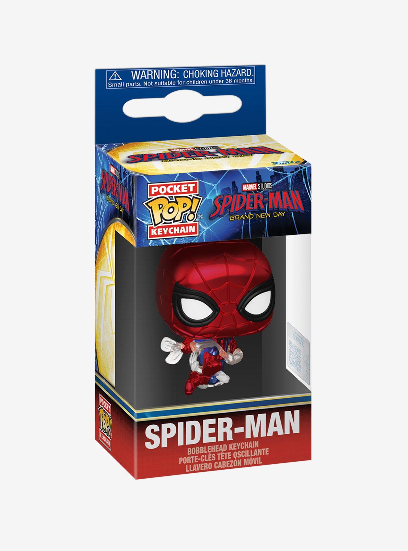 Funko Pocket Pop! Marvel Spider-Man: Brand New Day Vinyl Bobblehead Keychain - BoxLunch Exclusive, , hi-res