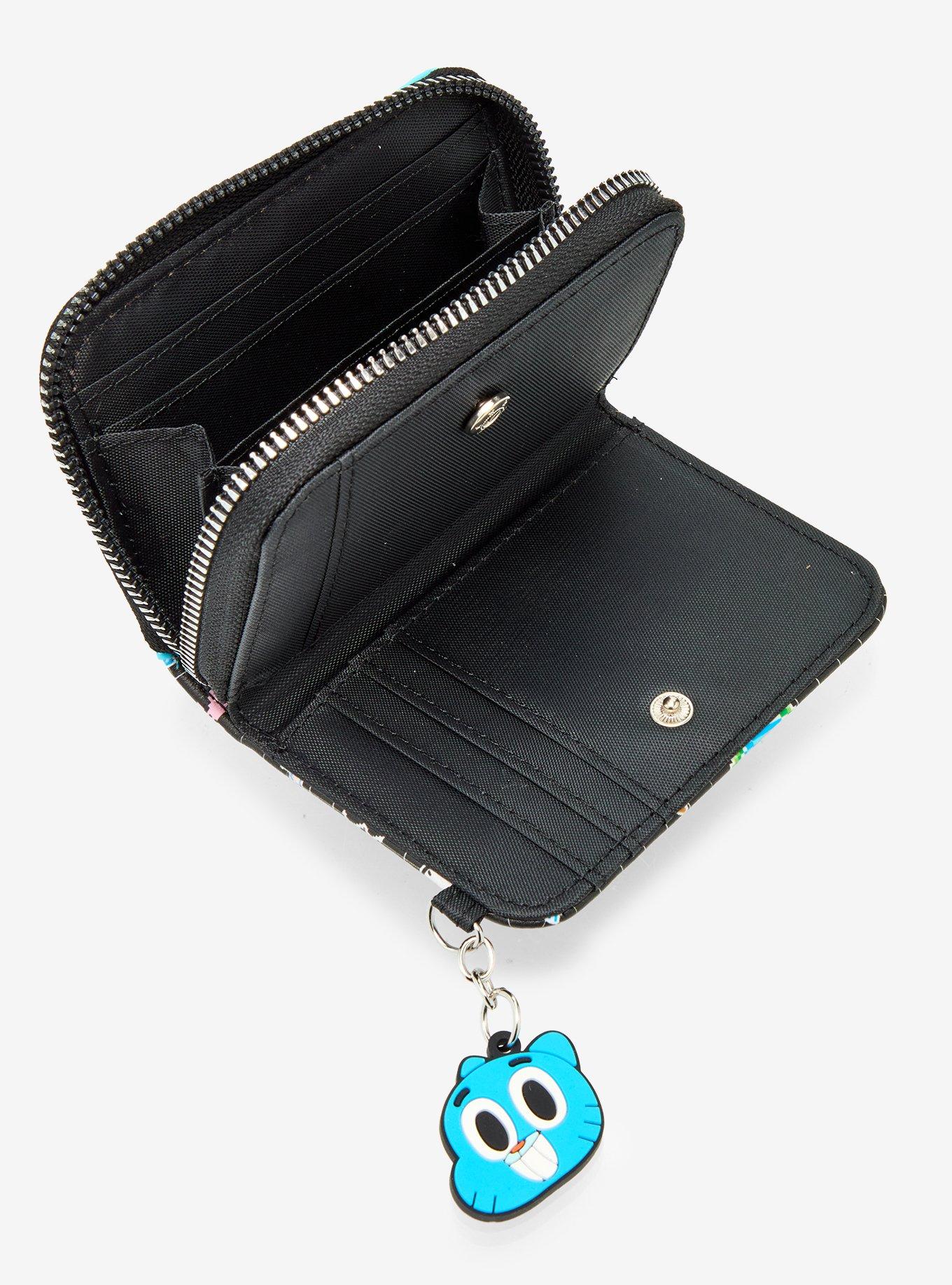 The Amazing World Of Gumball Icons Mini Zipper Wallet, , alternate