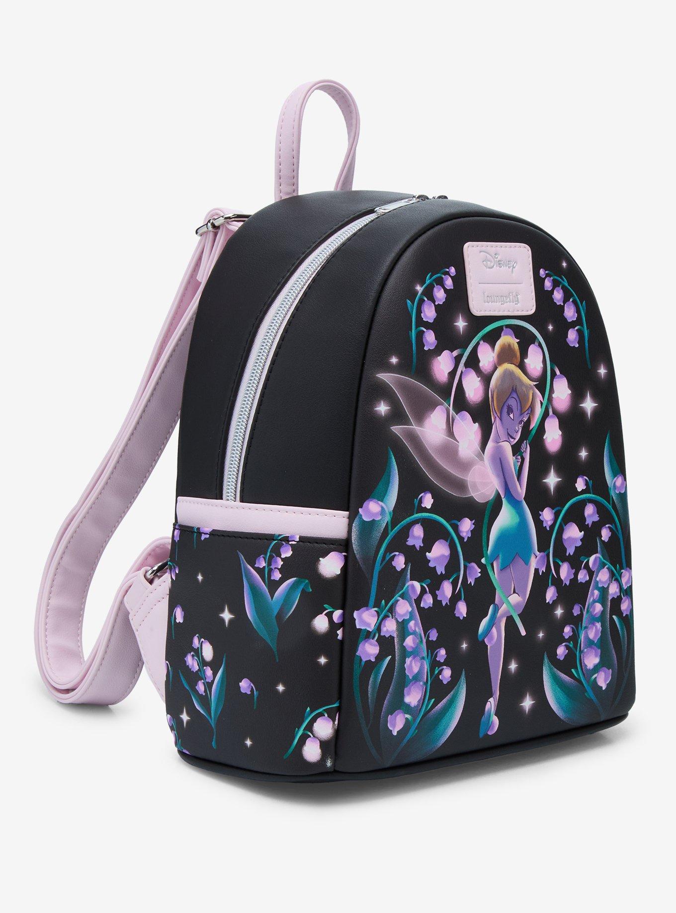 Loungefly Disney Peter Pan Tinker Bell Floral Mini Backpack, , hi-res