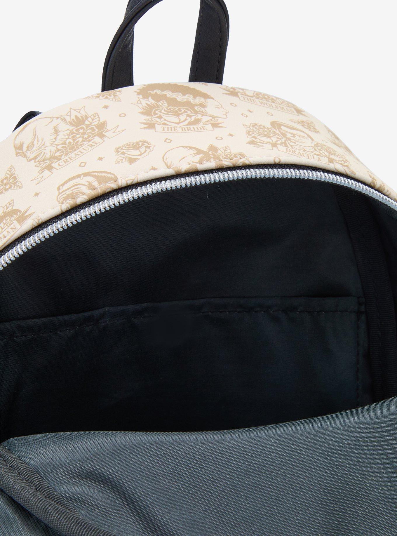 Loungefly Universal Monsters Character Tattoo Mini Backpack, , alternate