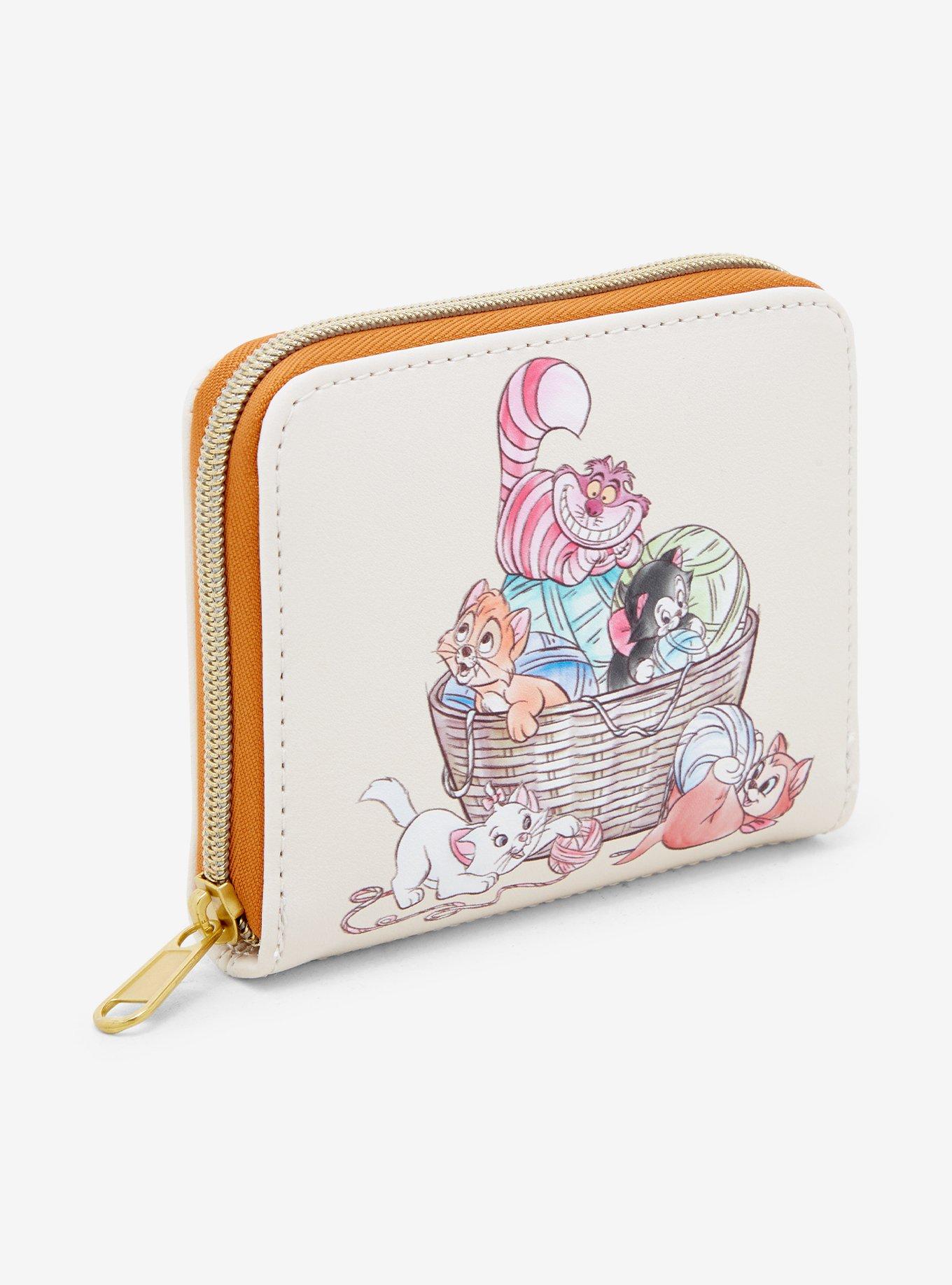 Loungefly Disney Cats Yarn Mini Zipper Wallet, , hi-res