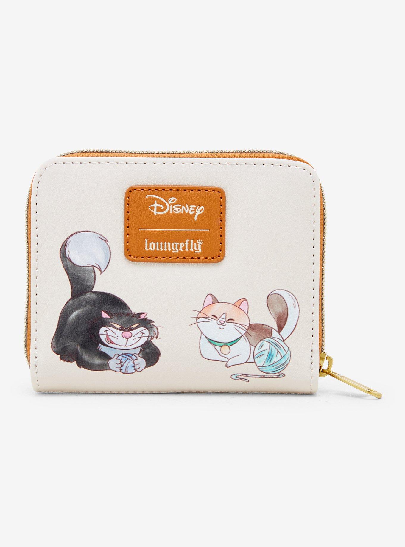 Loungefly Disney Cats Yarn Mini Zipper Wallet, , alternate