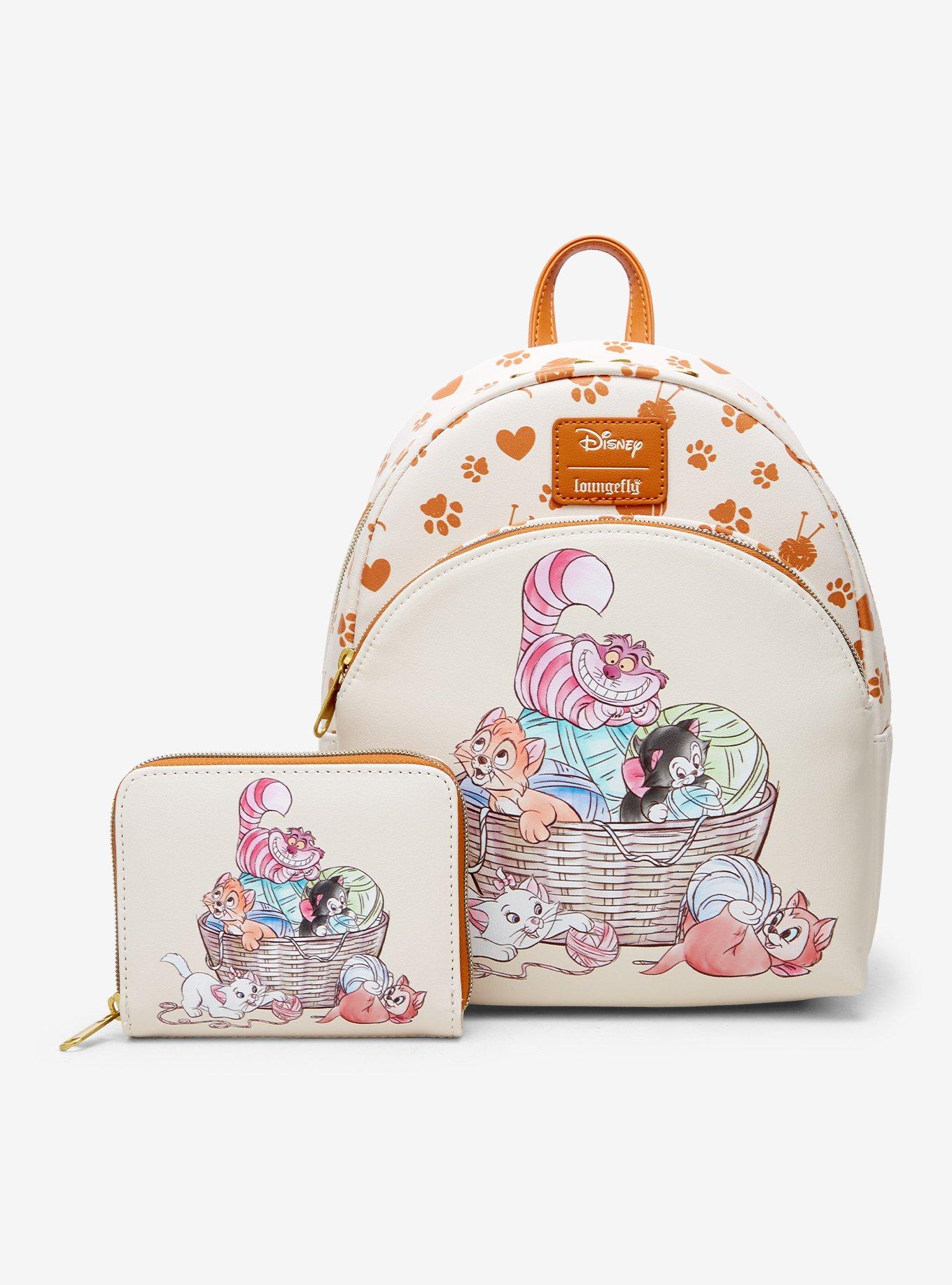 Loungefly Disney Cats Yarn Mini Zipper Wallet, , alternate