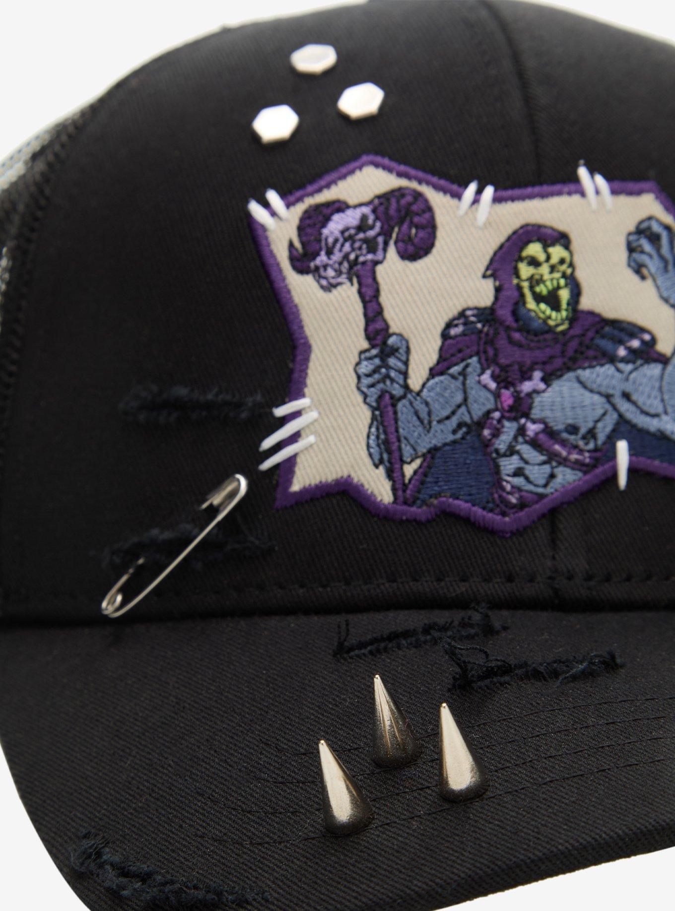 Masters Of The Universe Skeletor Spike Trucker Hat, , alternate