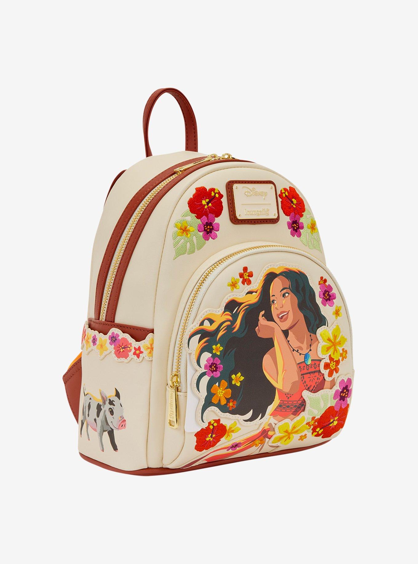Loungefly Disney Moana (Live Action) Floral Moana Mini Backpack, , hi-res