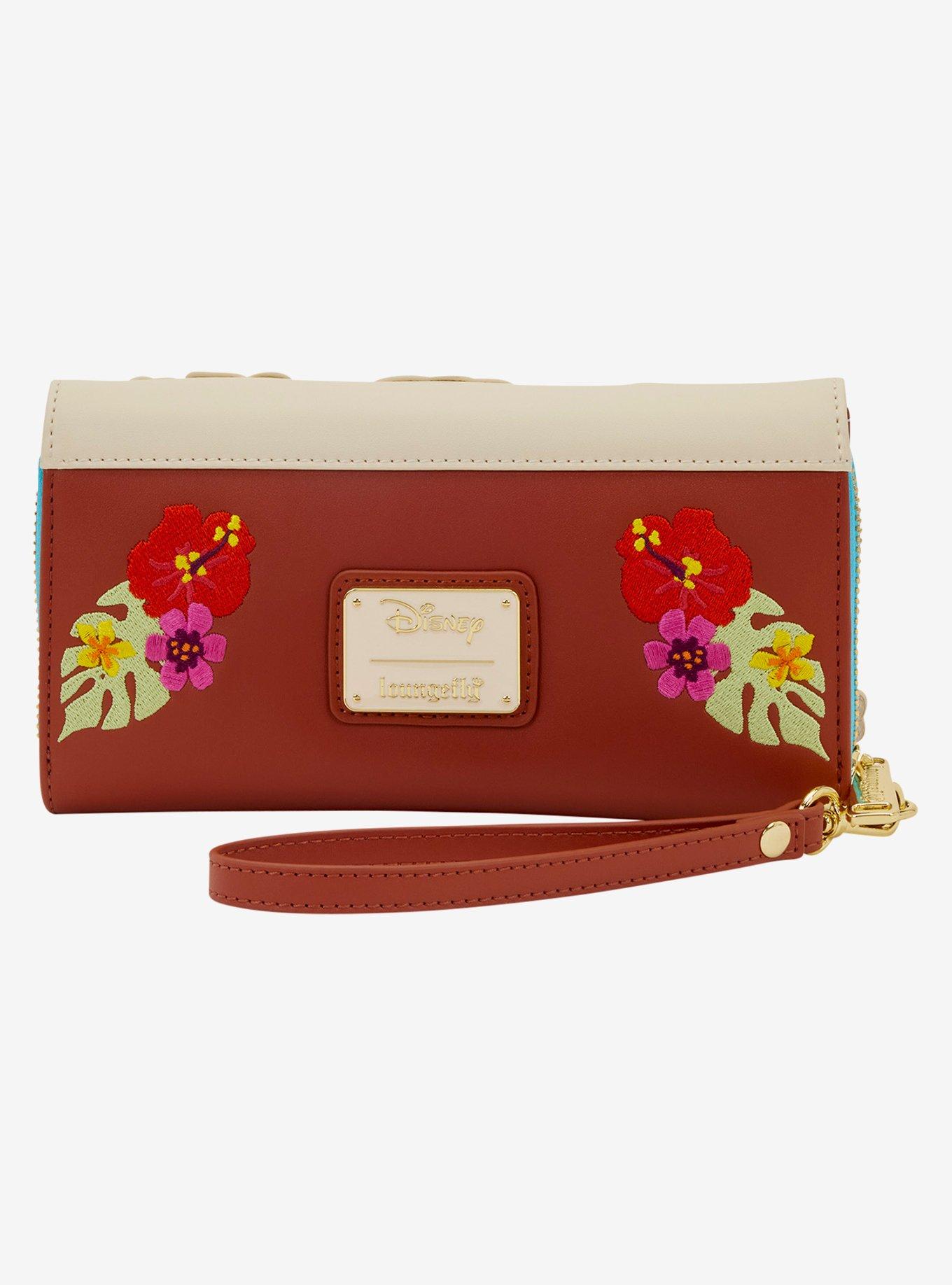 Loungefly Disney Moana (Live Action) Floral Moana Wallet, , hi-res