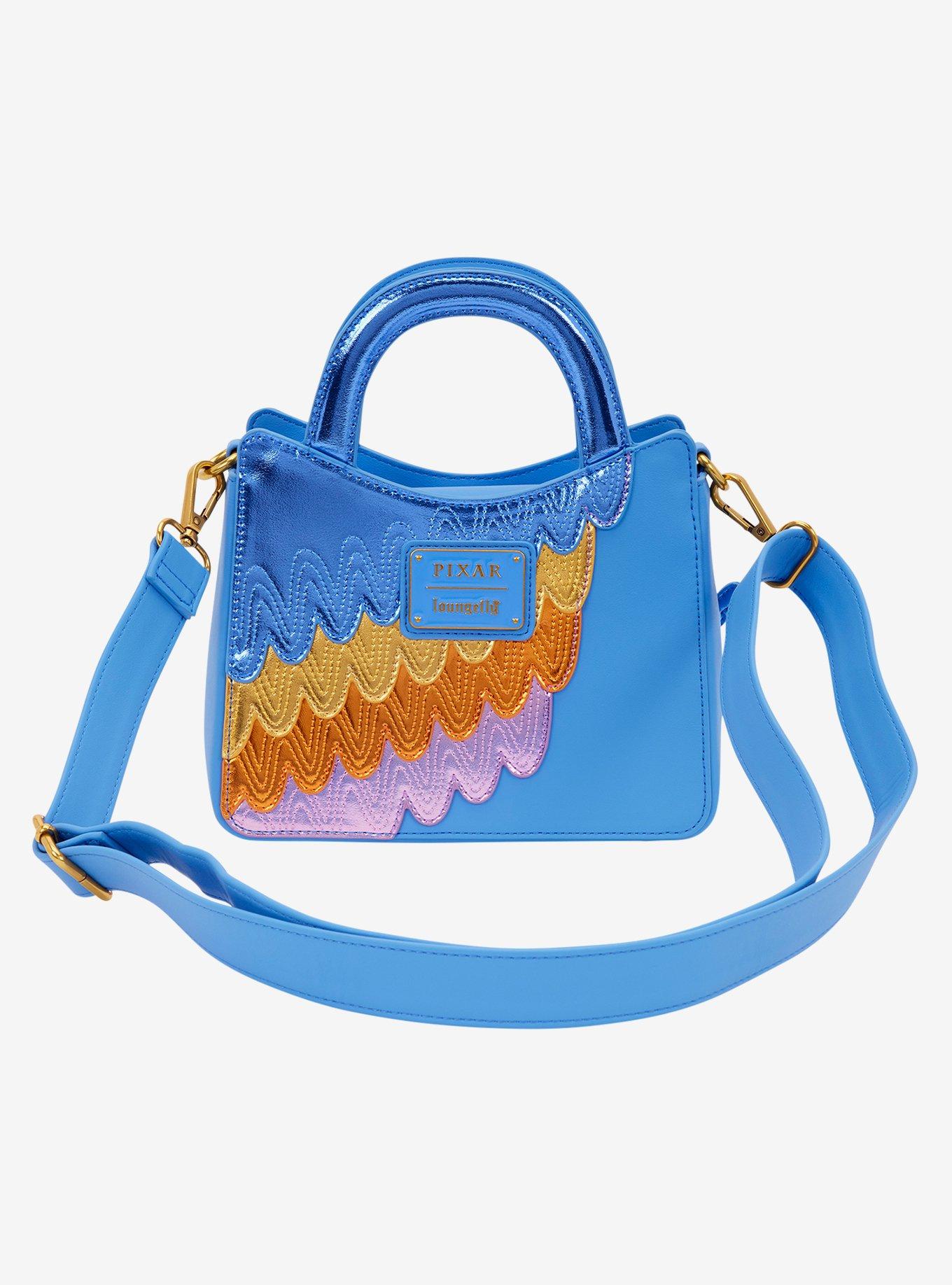 Loungefly Disney Pixar Up Kevin Metallic Handbag, , alternate