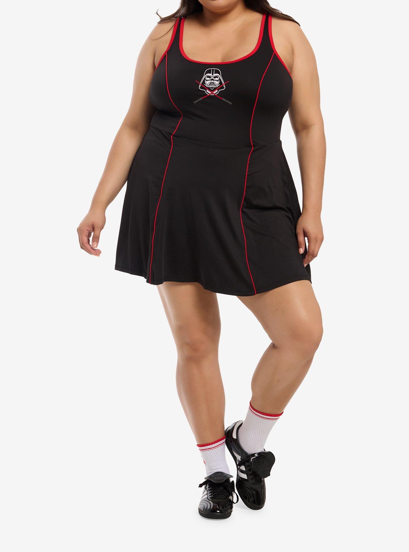 Her Universe Star Wars Darth Vader Athletic Dress Plus Size Her Universe Exclusive, BLACK  RED, alternate - view 3