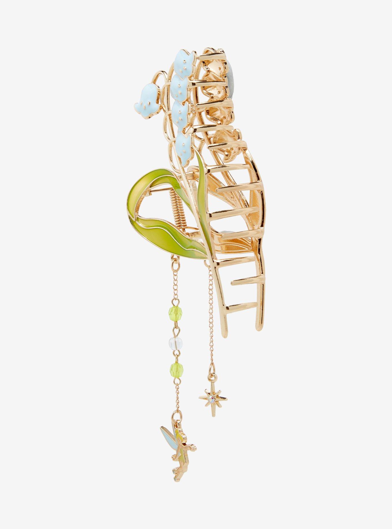 Disney Peter Pan Tinker Bell Floral Claw Clip - BoxLunch Exclusive