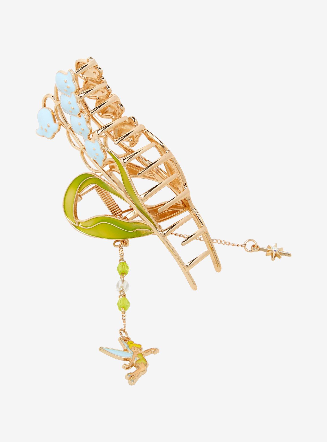 Disney Peter Pan Tinker Bell Floral Claw Clip - BoxLunch Exclusive