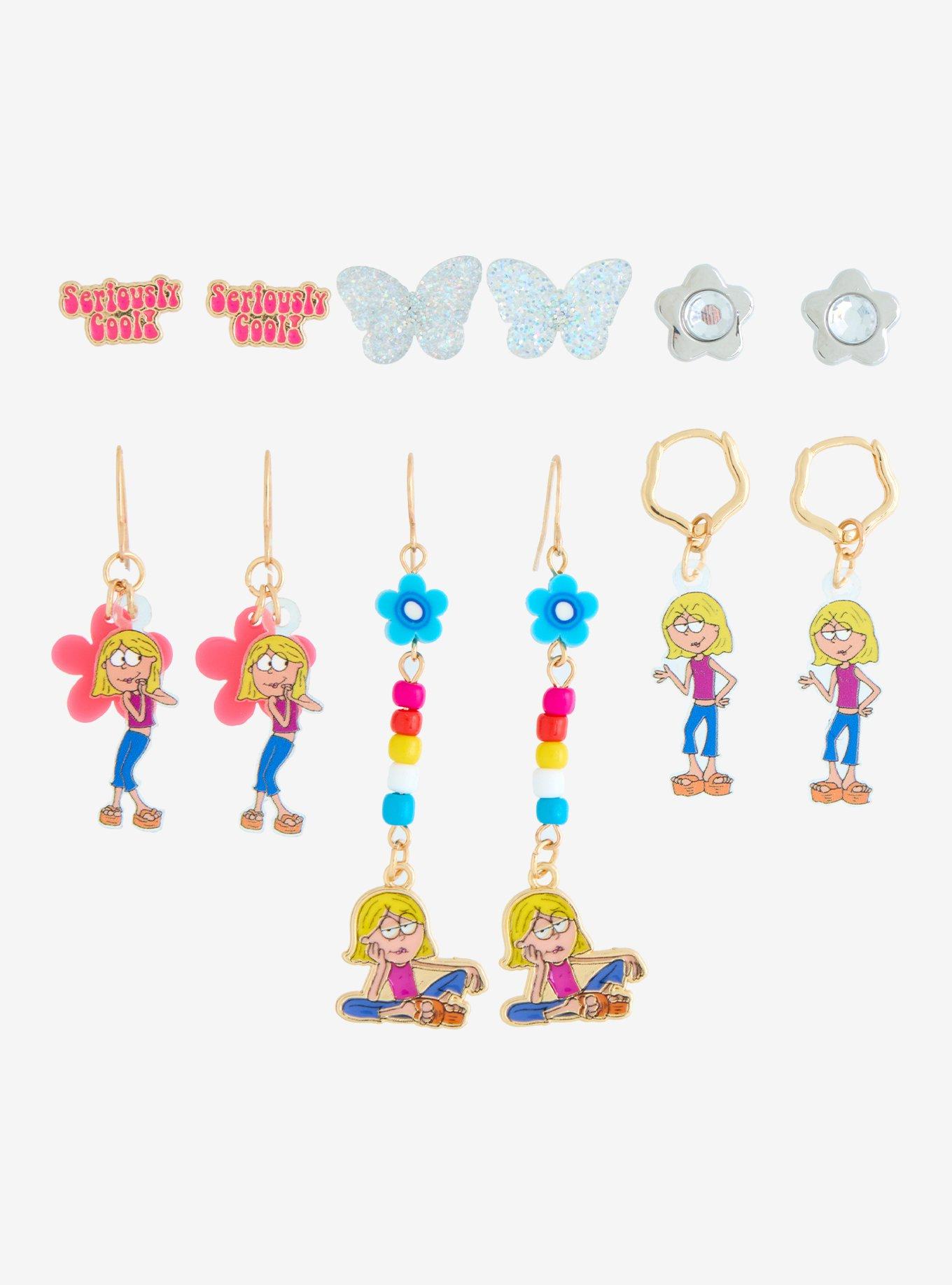 Disney Lizzie McGuire Cartoon Lizzie Earring Set &mdash; BoxLunch Exclusive, , hi-res