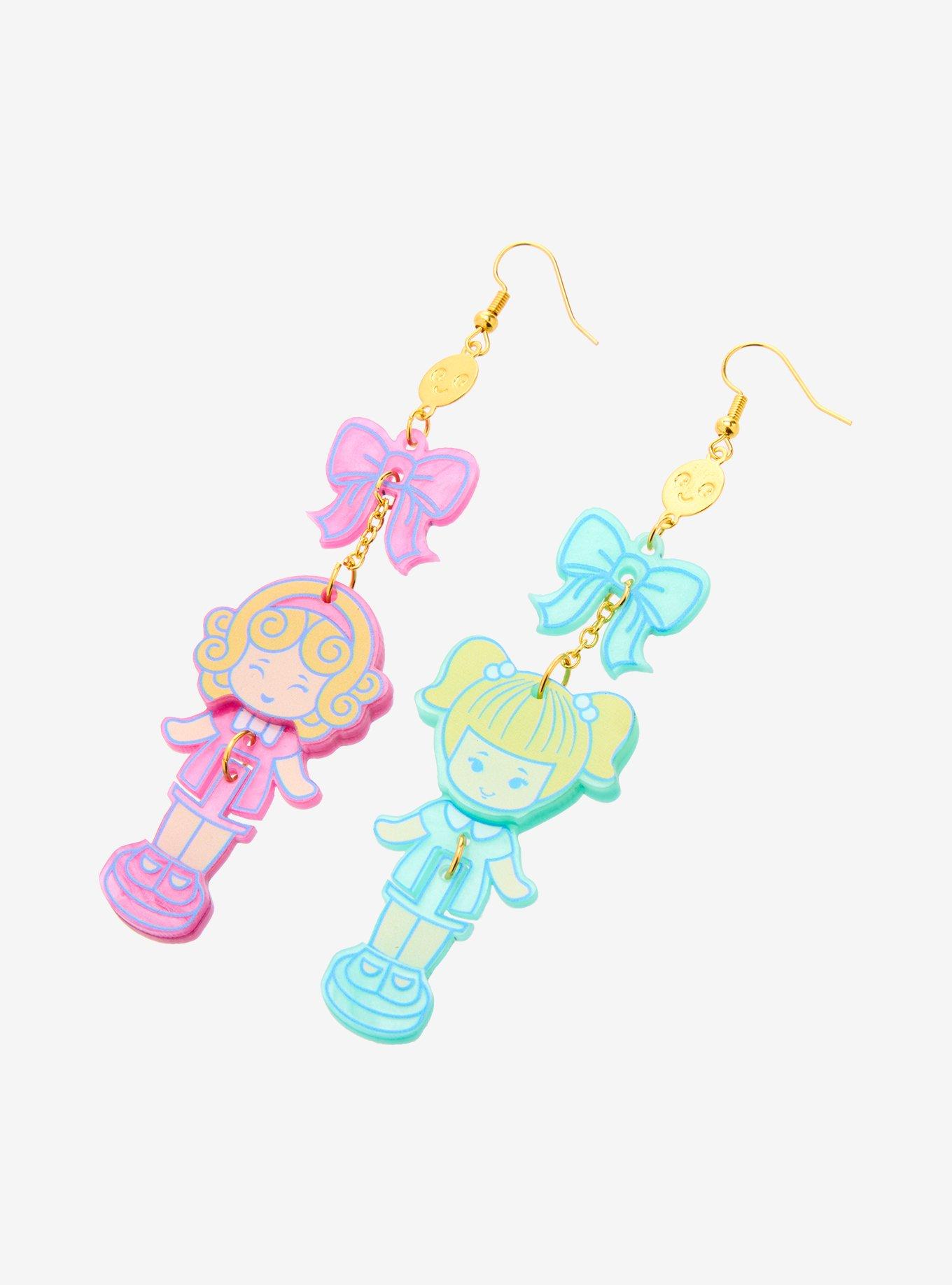 Whatever! Makes You Happy x Polly Pocket Doll Statement Earrings, , alternate