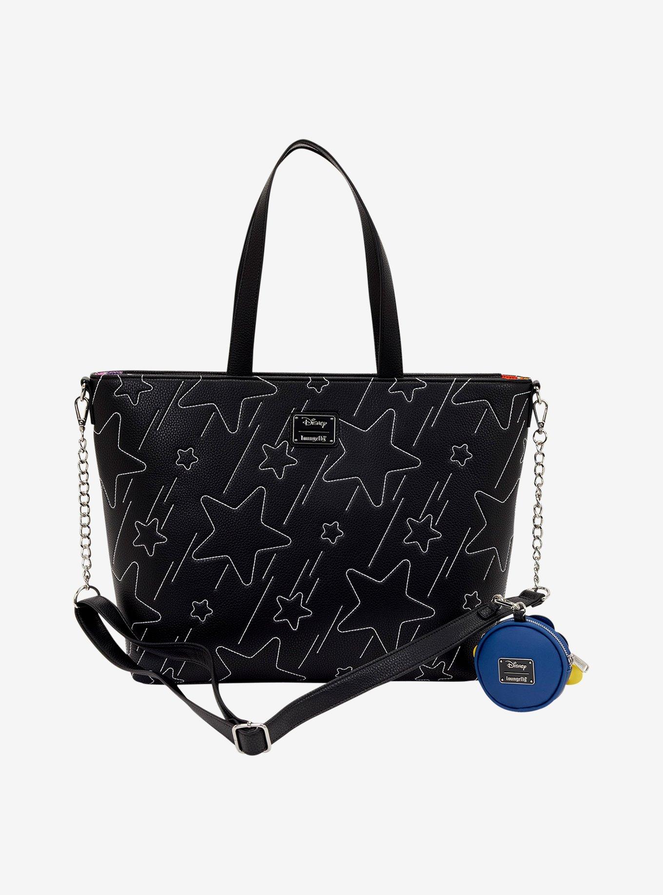 Loungefly Disney Lilo & Stitch Space Adventure Ride Stars Crossbody Tote Bag, , alternate