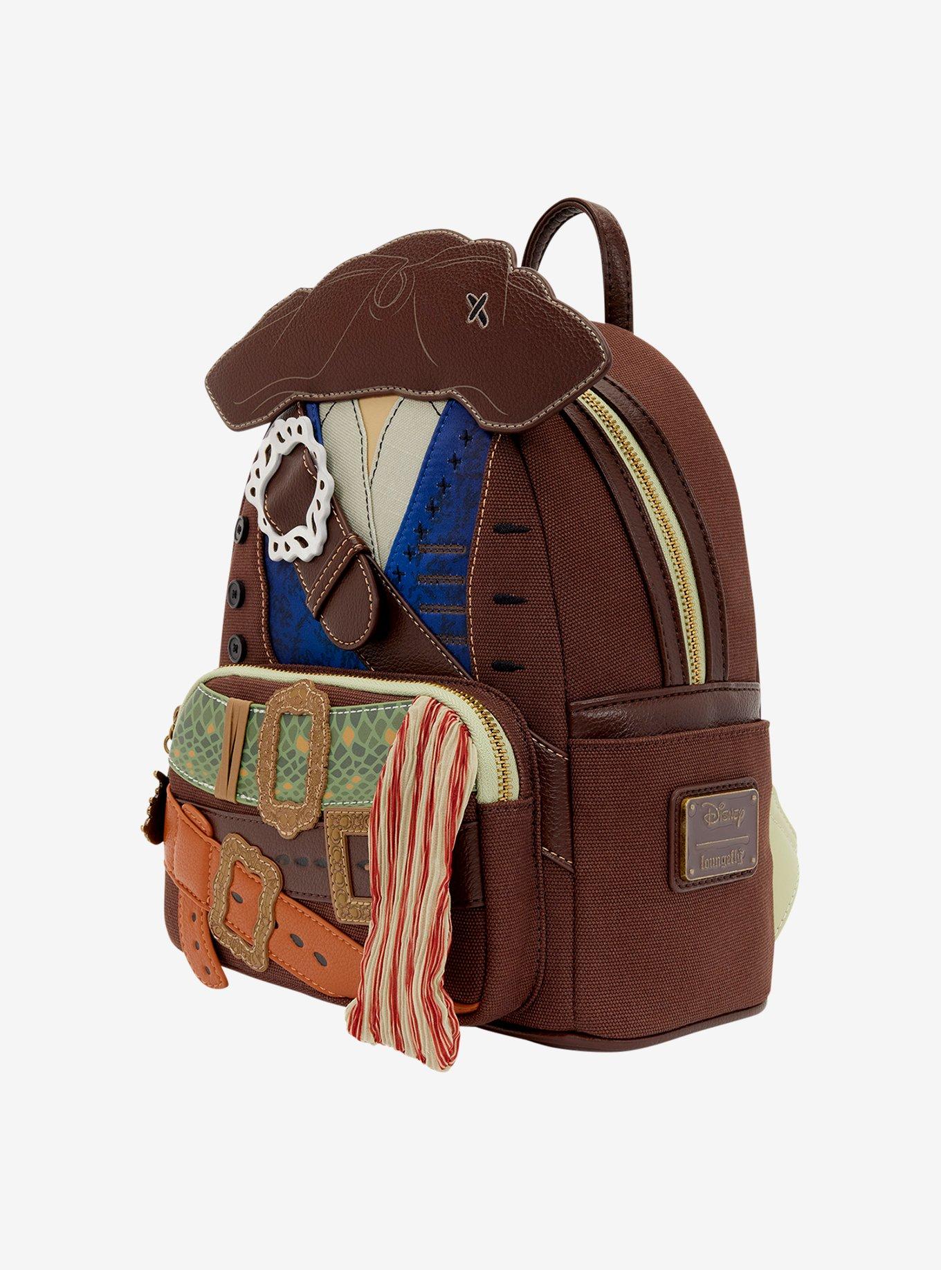 Loungefly Disney The Pirates of the Caribbean Jack Sparrow Figural Mini Backpack, , hi-res