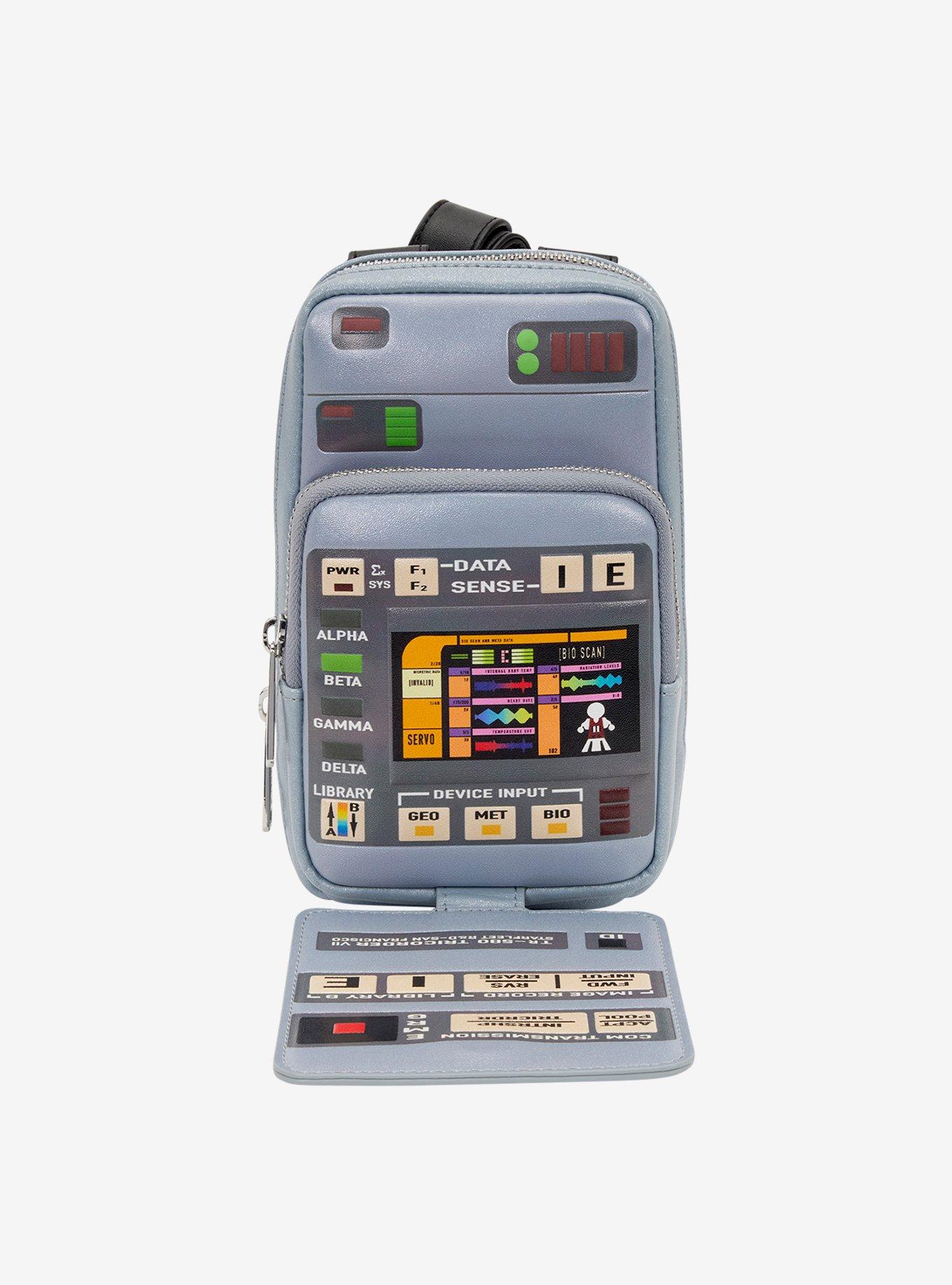 Loungefly Star Trek Tricorder Glow-in-the-Dark Figural Crossbody Bag, , hi-res