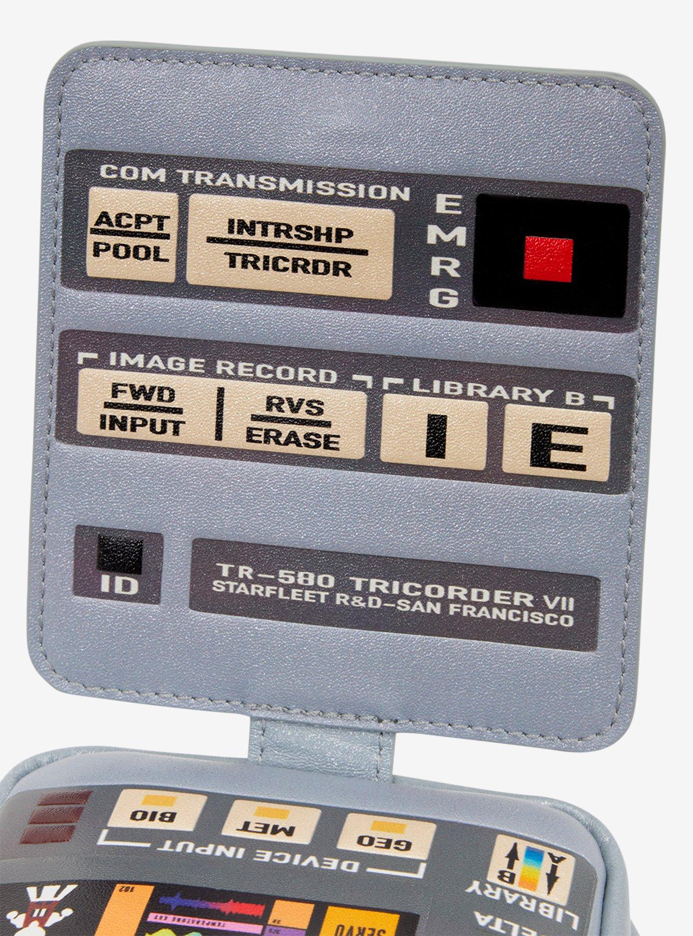 Loungefly Star Trek Tricorder Glow-in-the-Dark Figural Crossbody Bag, , alternate - view 4
