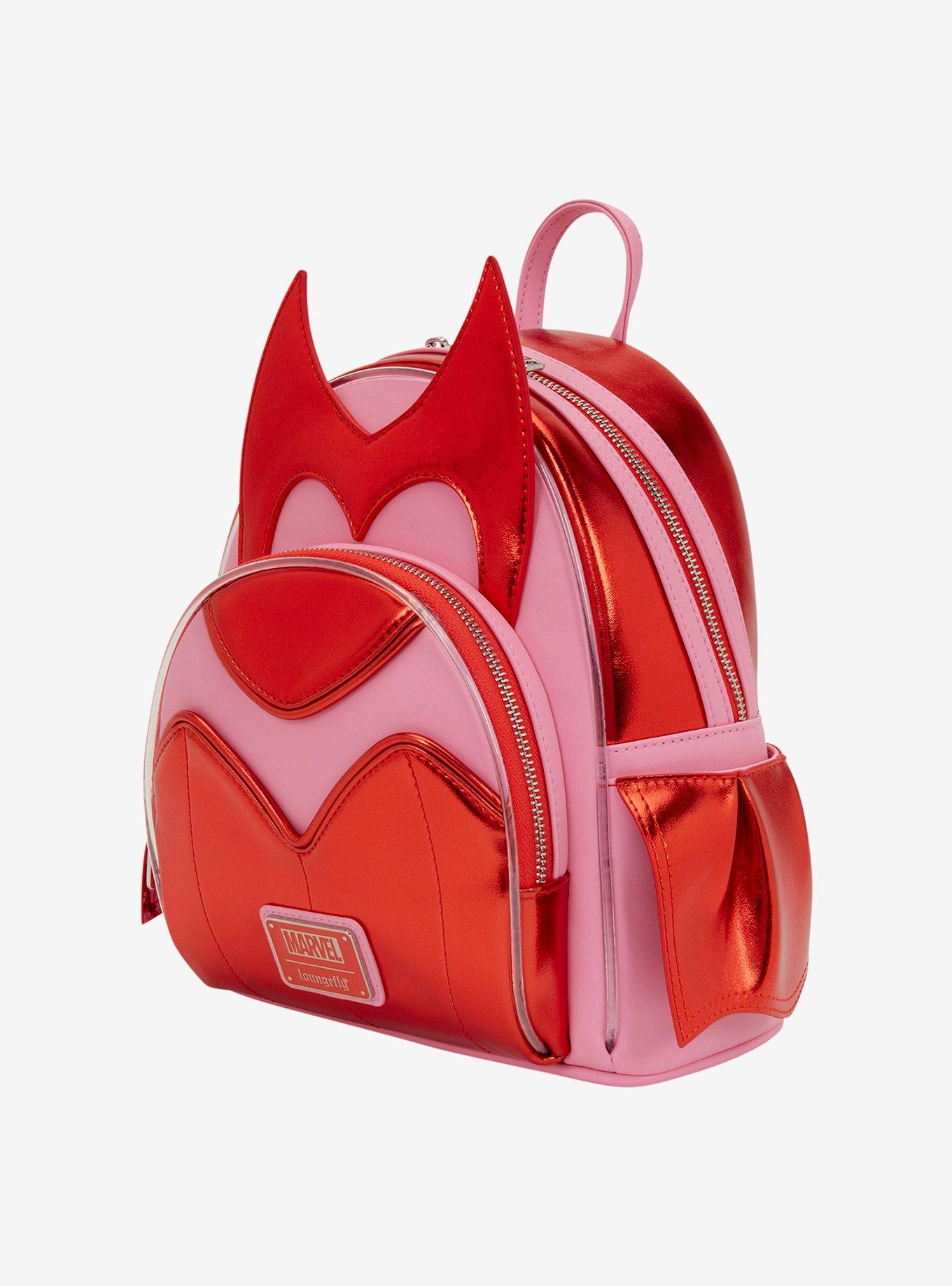 Loungefly Marvel Scarlet Withc Metallic Figural Light-Up Mini Backpack, , hi-res