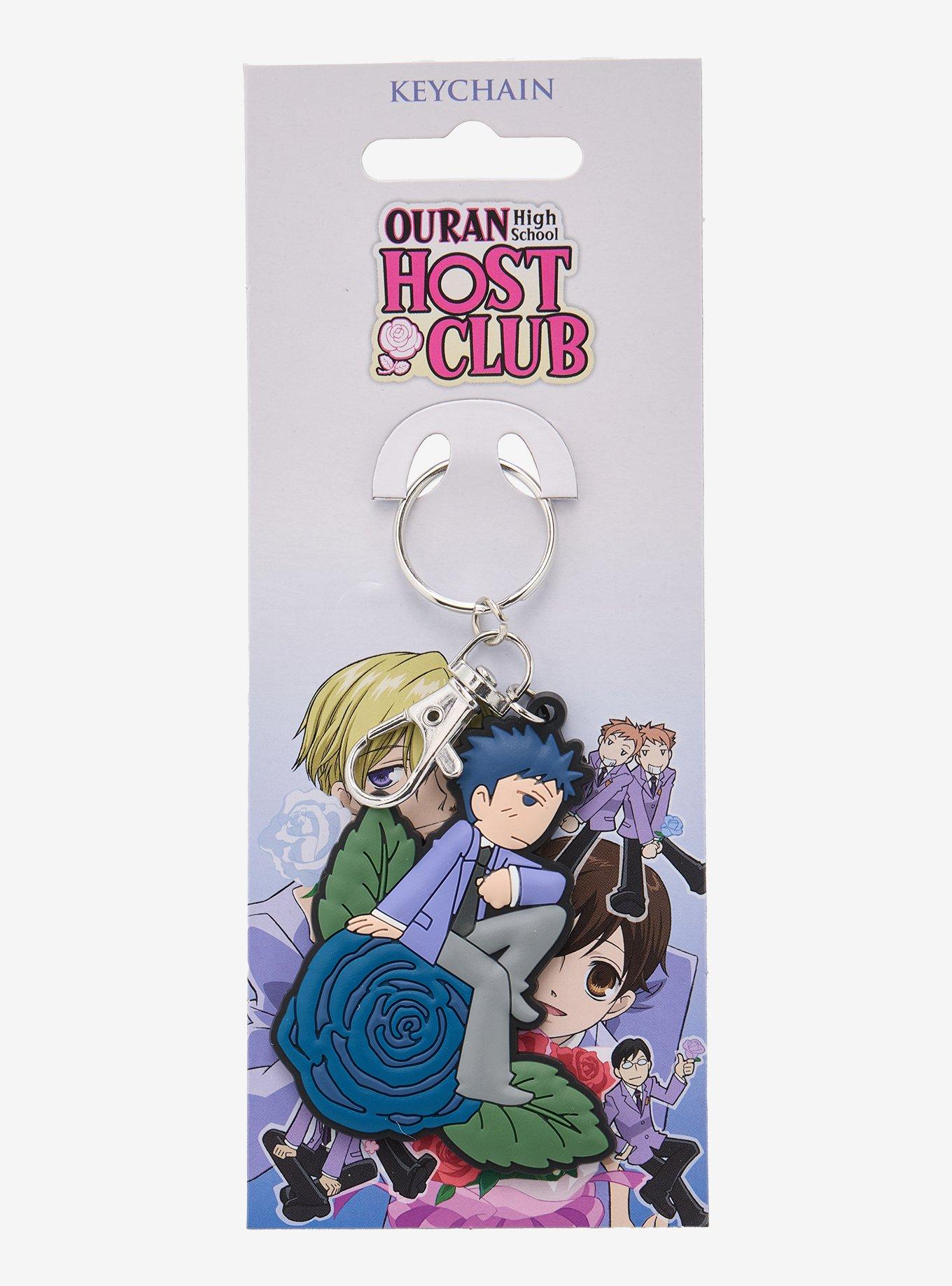 Ouran High School Host Club Chibi Mori Rose Key Chain, , hi-res