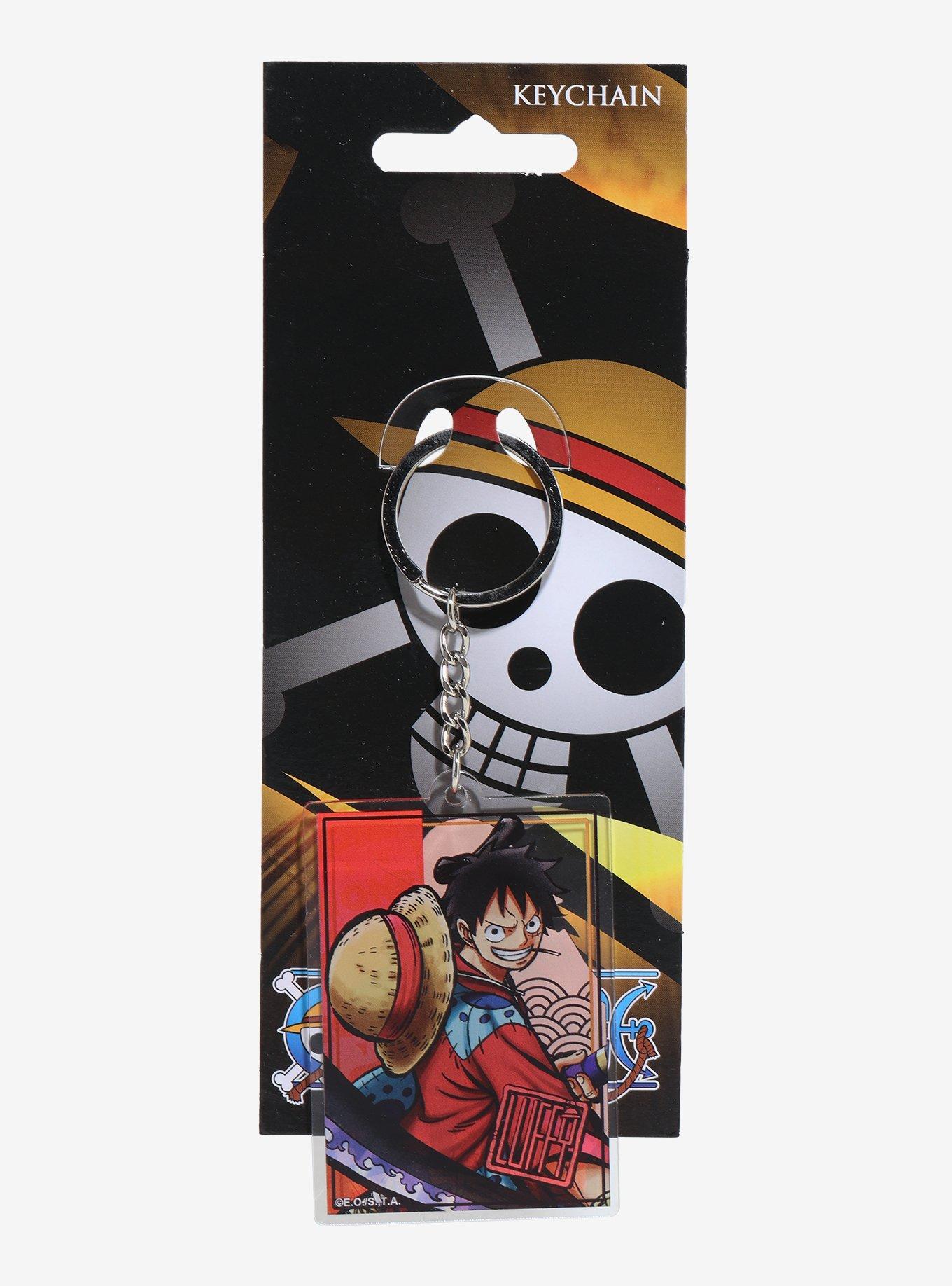 One Piece Luffy Wano Acrylic Key Chain, , alternate