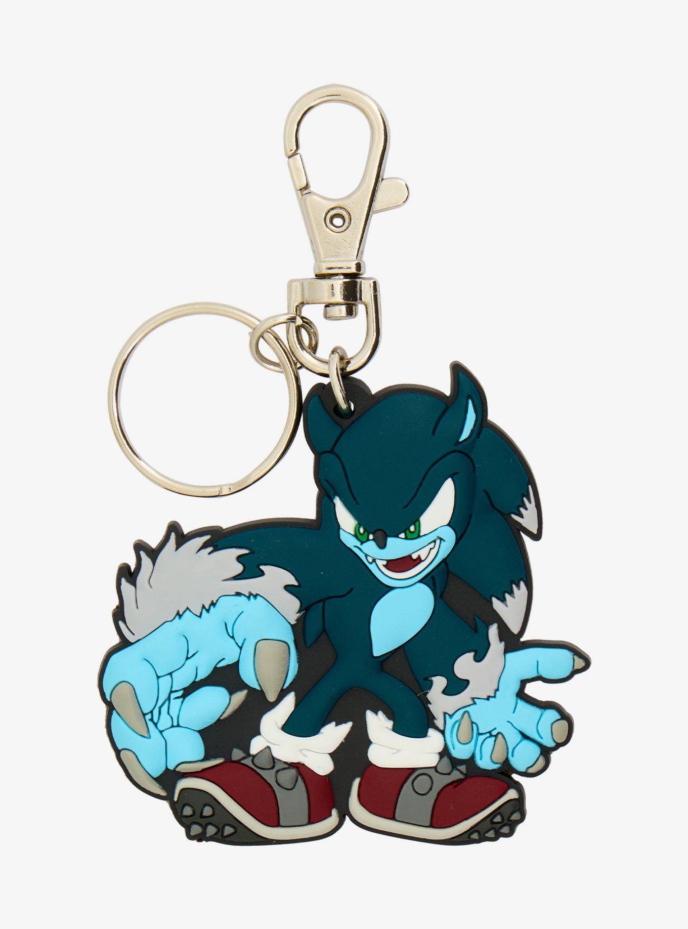 Sonic The Hedgehog Werehog Rubber Key Chain, , hi-res