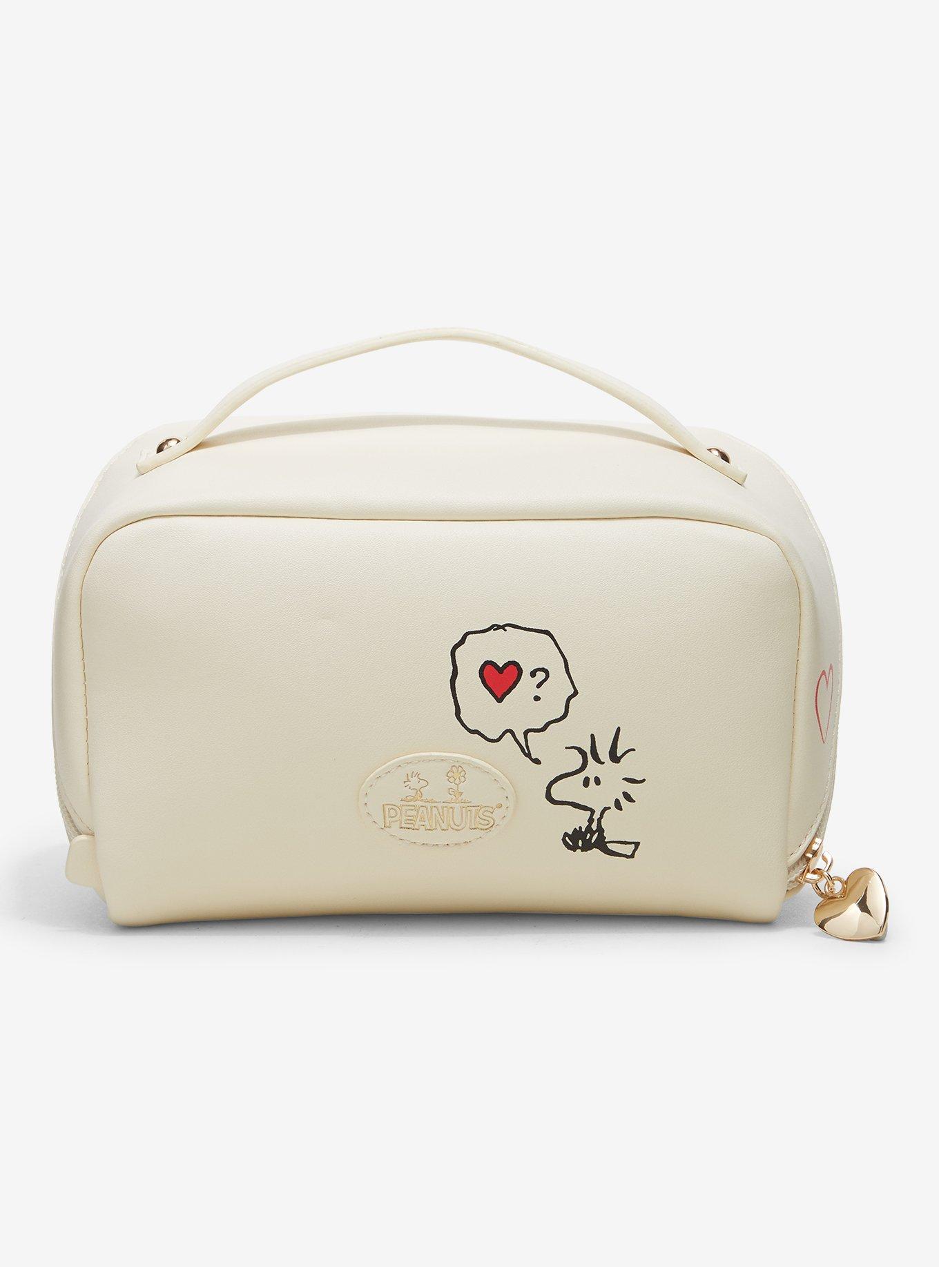 Peanuts Snoopy Heart Cosmetic Bag &mdash; BoxLunch Exclusive, , alternate