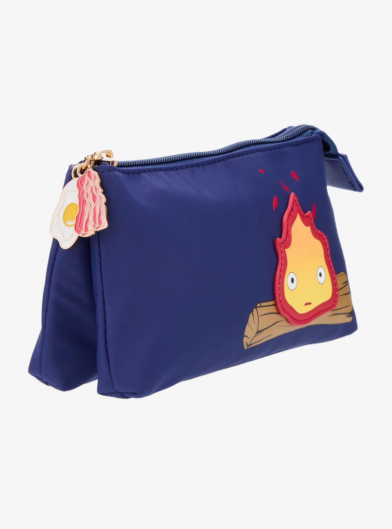 Studio Ghibli&reg; Howl's Moving Castle Calcifer Cosmetic Bag - BoxLunch Exclusive, , hi-res